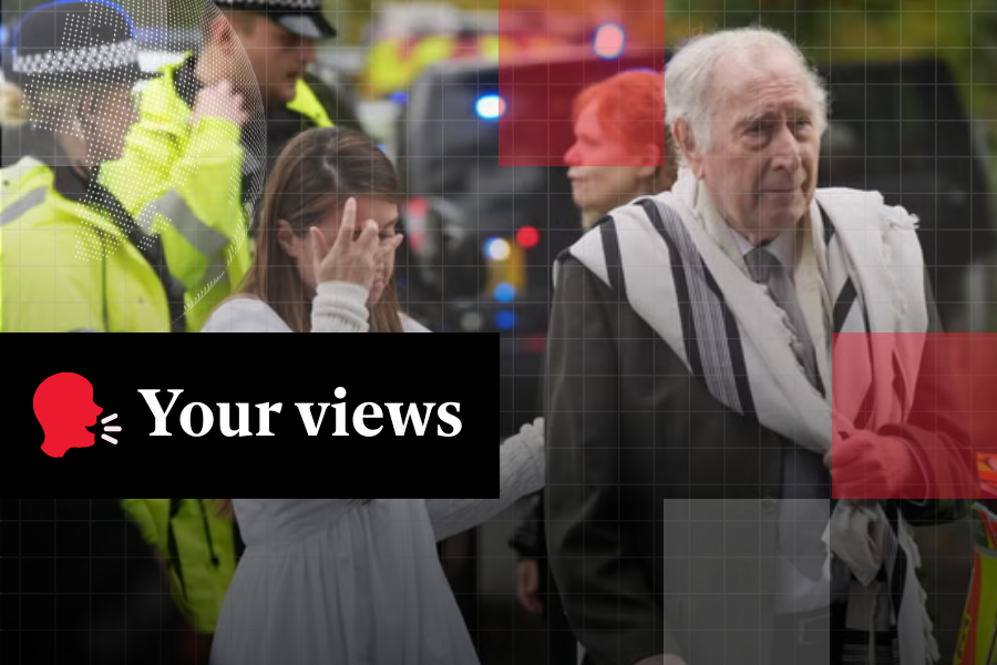 The Heaton Park Hebrew Congregation Synagogue in Manchester was filled with Jewish families celebrating Yom Kippur