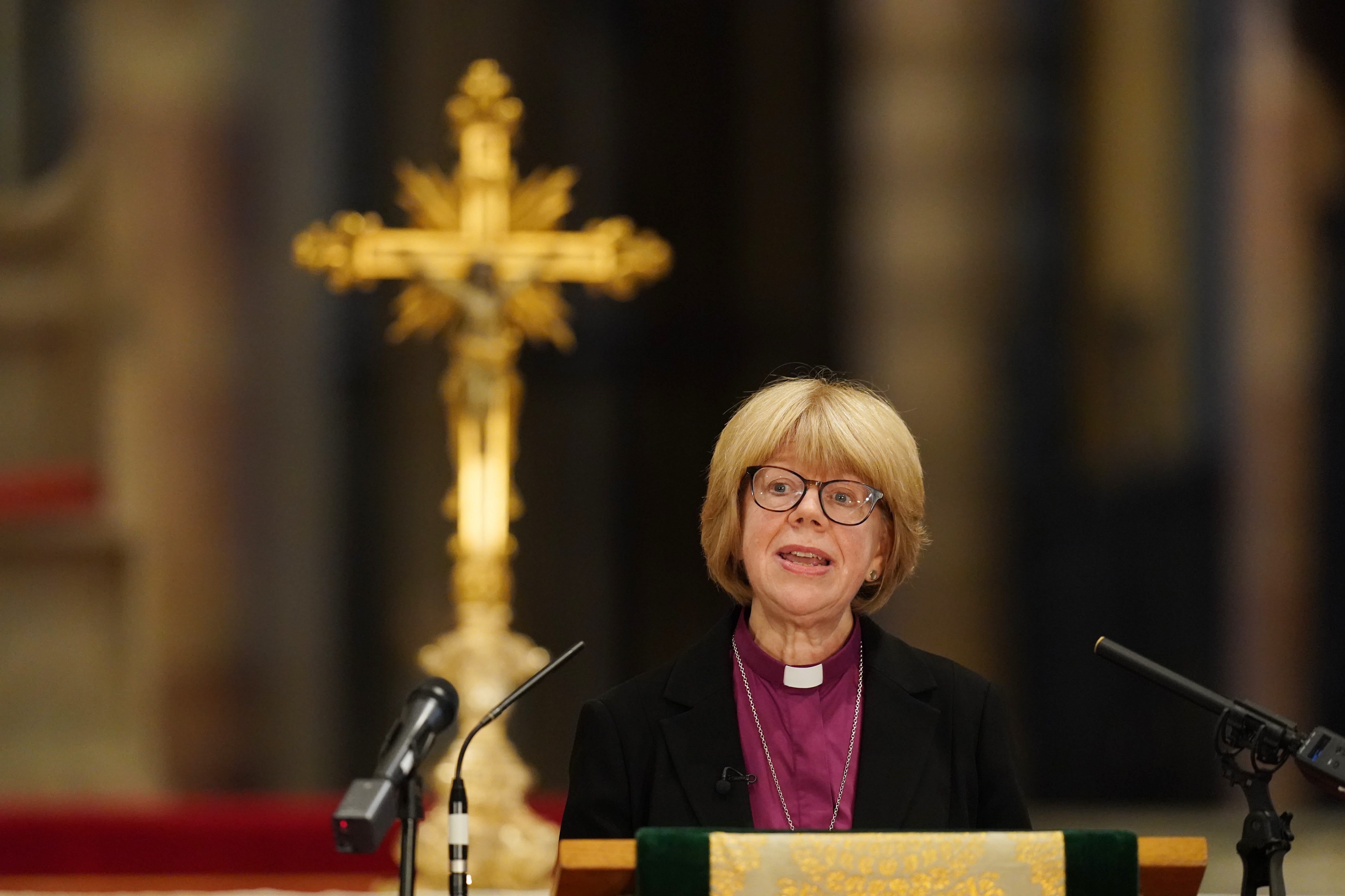 Archbishop of Canterbury-designate Dame Sarah Mullally was named on Friday (Gareth Fuller/PA)