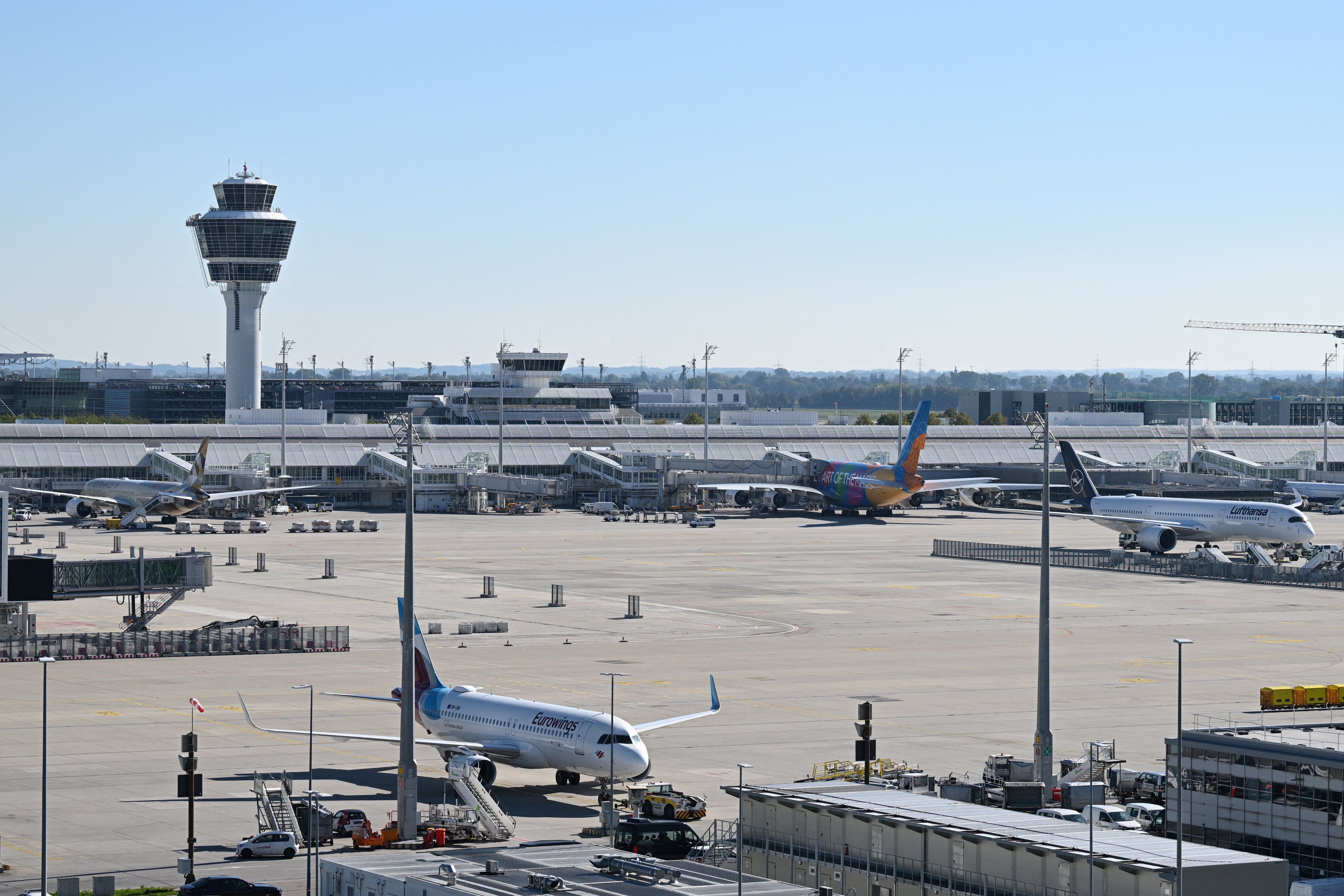 Munich airport was closed twice in 24 hours following drone sightings