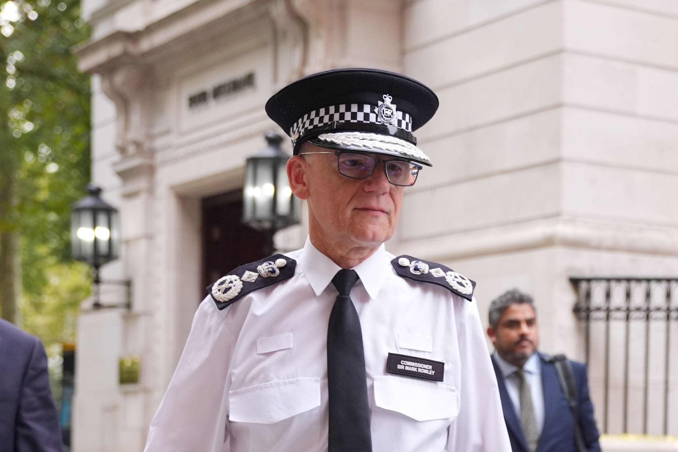 Metropolitan Police Commissioner Sir Mark Rowley leaves the Millbank Studios in Westminster, central London. The head of the Met Police has apologised for the behaviour of police officers secretly filmed bragging about violence in the Panorama documentary ‘Undercover in the Police’, and pledged that any wrongdoers will be sacked within weeks. Picture date: Thursday October 2, 2025.