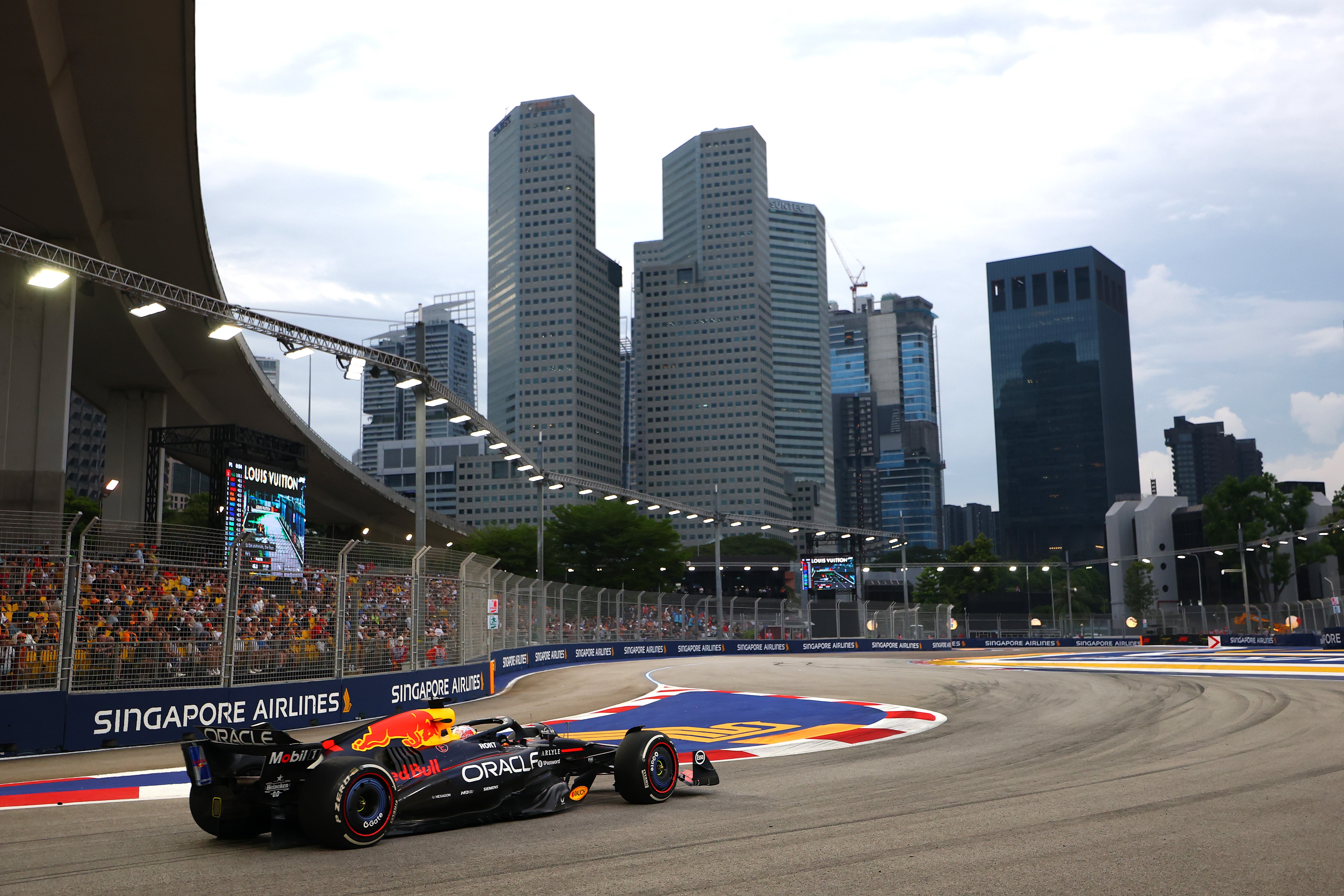 Verstappen has never won in Singapore