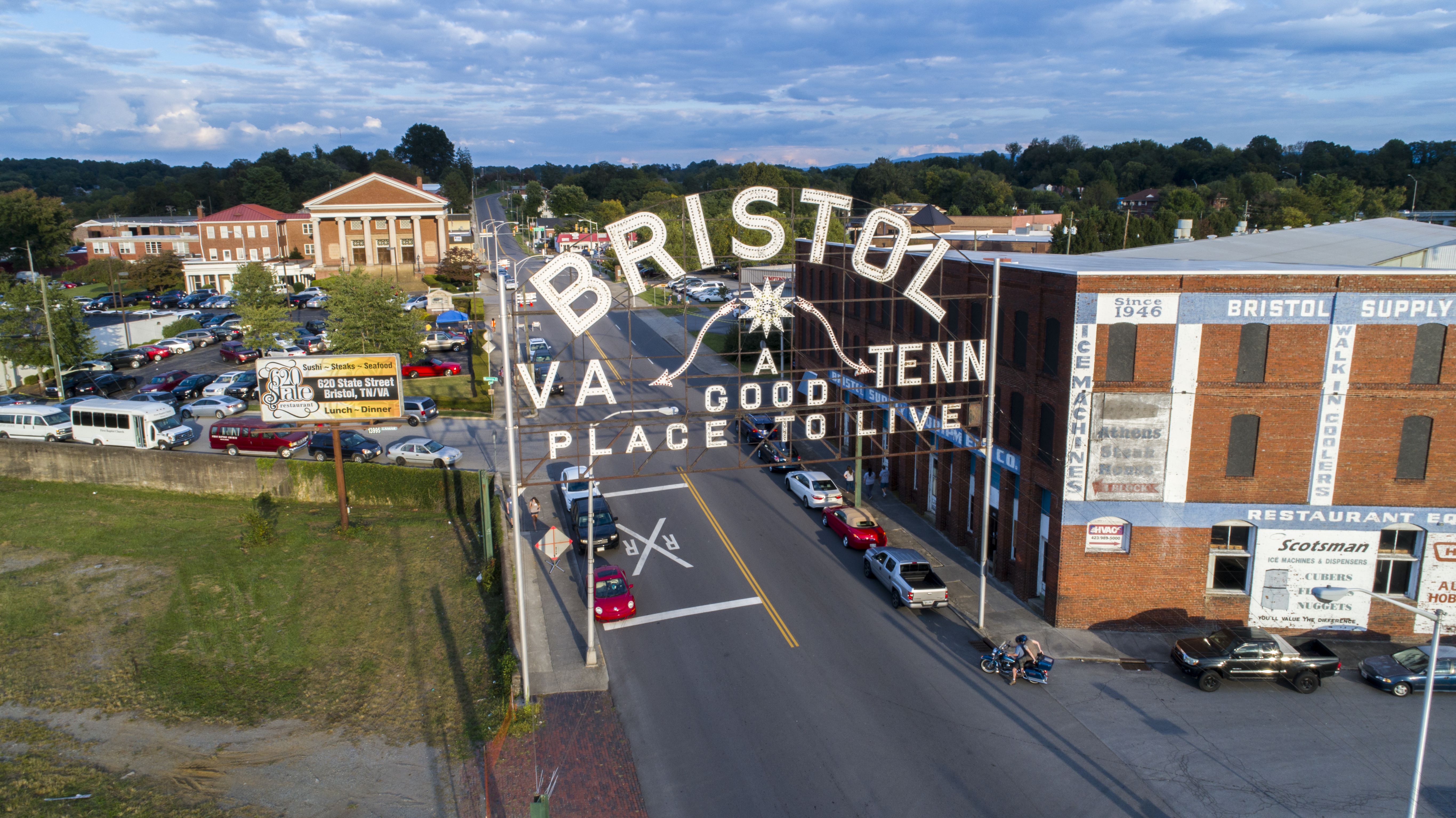 Bristol, which straddles Virginia and Tennessee, is a sacred stop on The Crooked Road journey, as it's the birthplace of country music