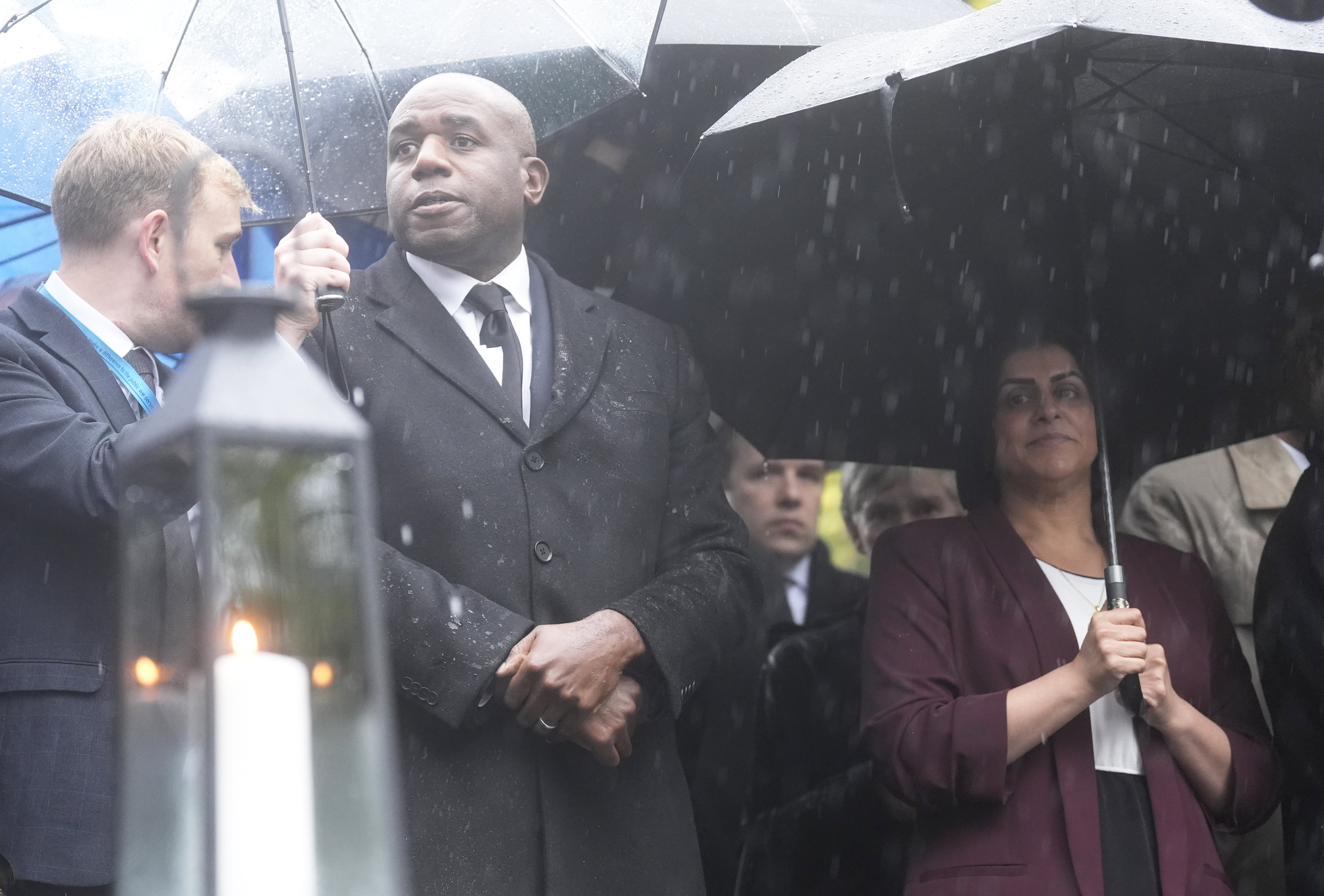 The vigil was attended by several senior Labour figures including Home Secretary Shabana Mahmood