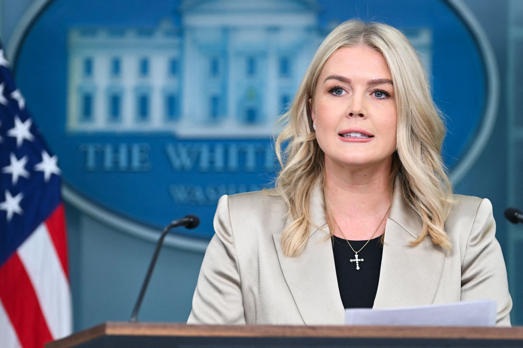 White House Press Secretary Karoline Leavitt on Friday said President Donald Trump was ordering Secretary of War Pete Hegseth to “to provide all necessary troops to protect war-ravaged Portland. ”
