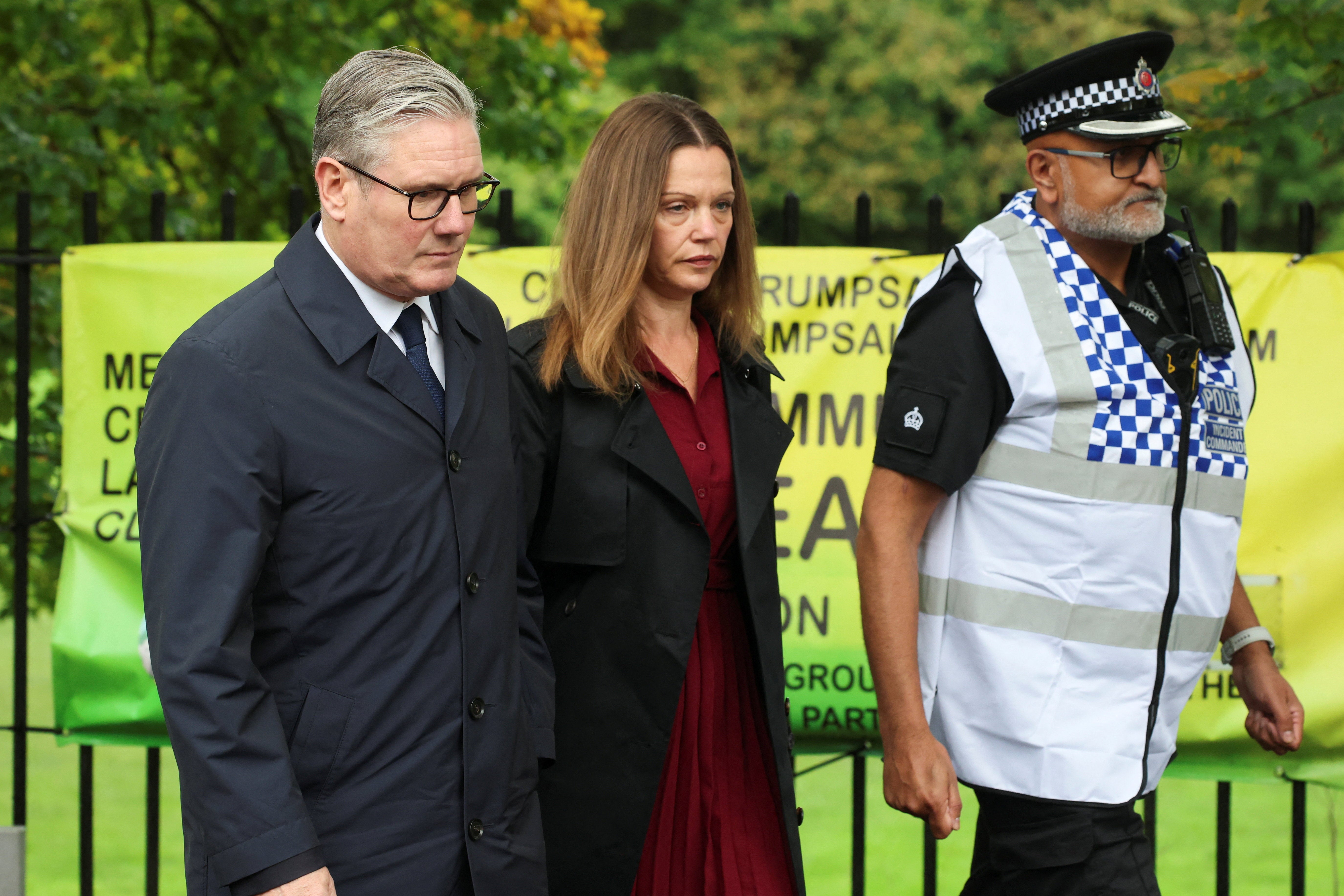 Starmer urged protesters ‘not to toke tension and cause further pain’