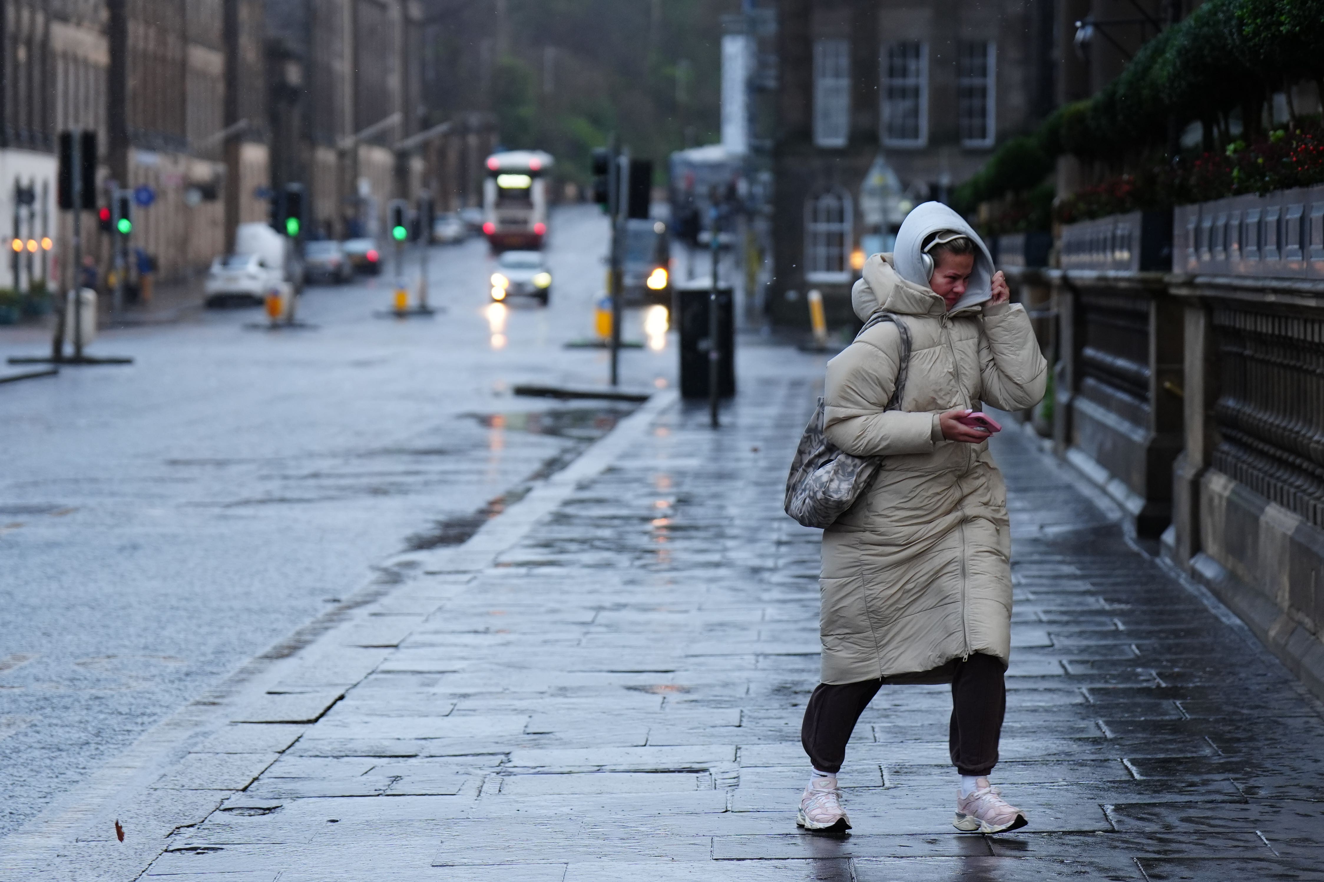 Storm Amy has brought heavy rain and strong winds to Scotland (Jane Barlow/PA)