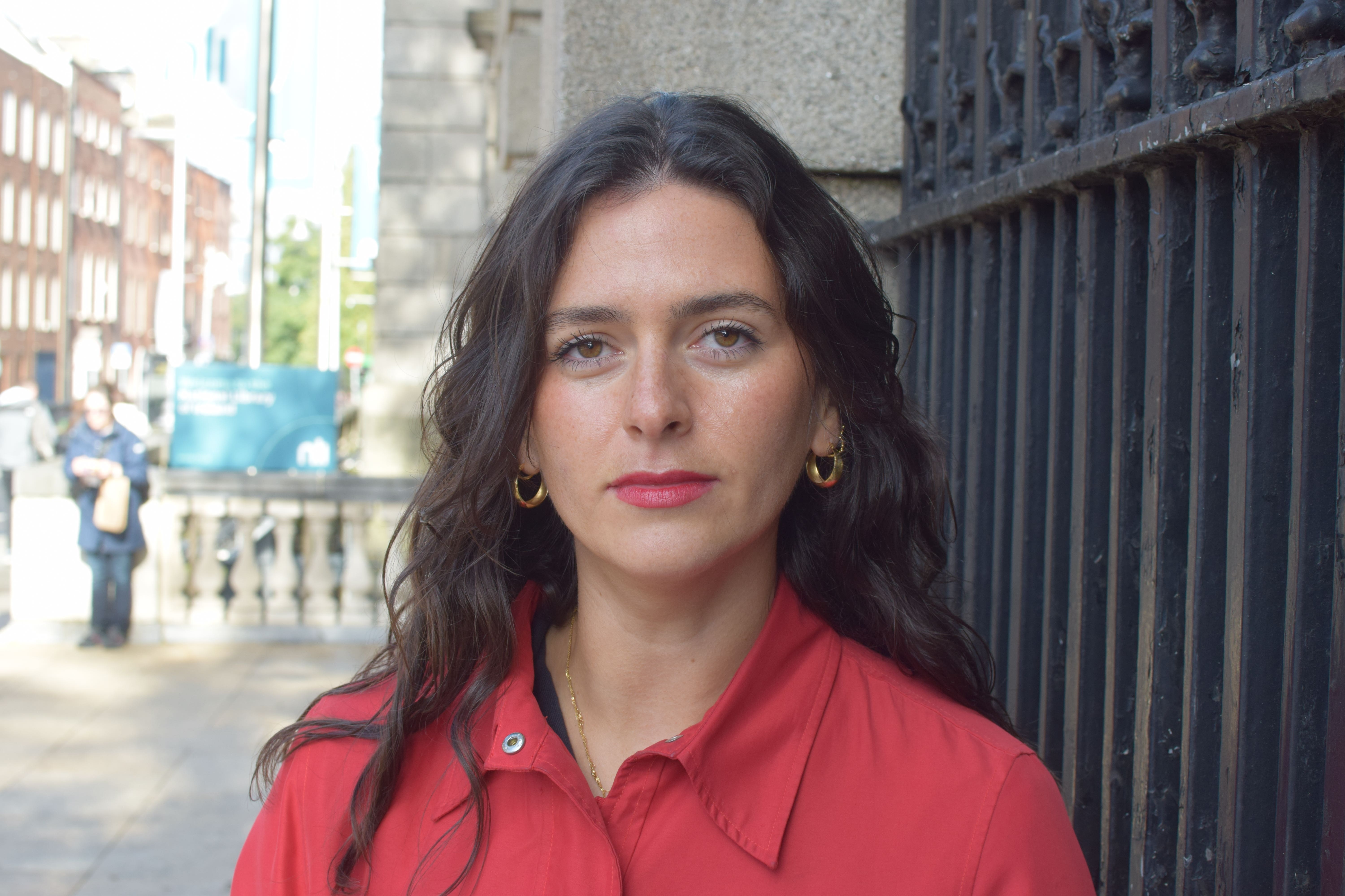 Jenna Almai at the pro-Palestinian rally (Cillian Sherlock/PA)