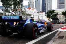 Singapore GP F1 grid changed with one team disqualified from qualifying