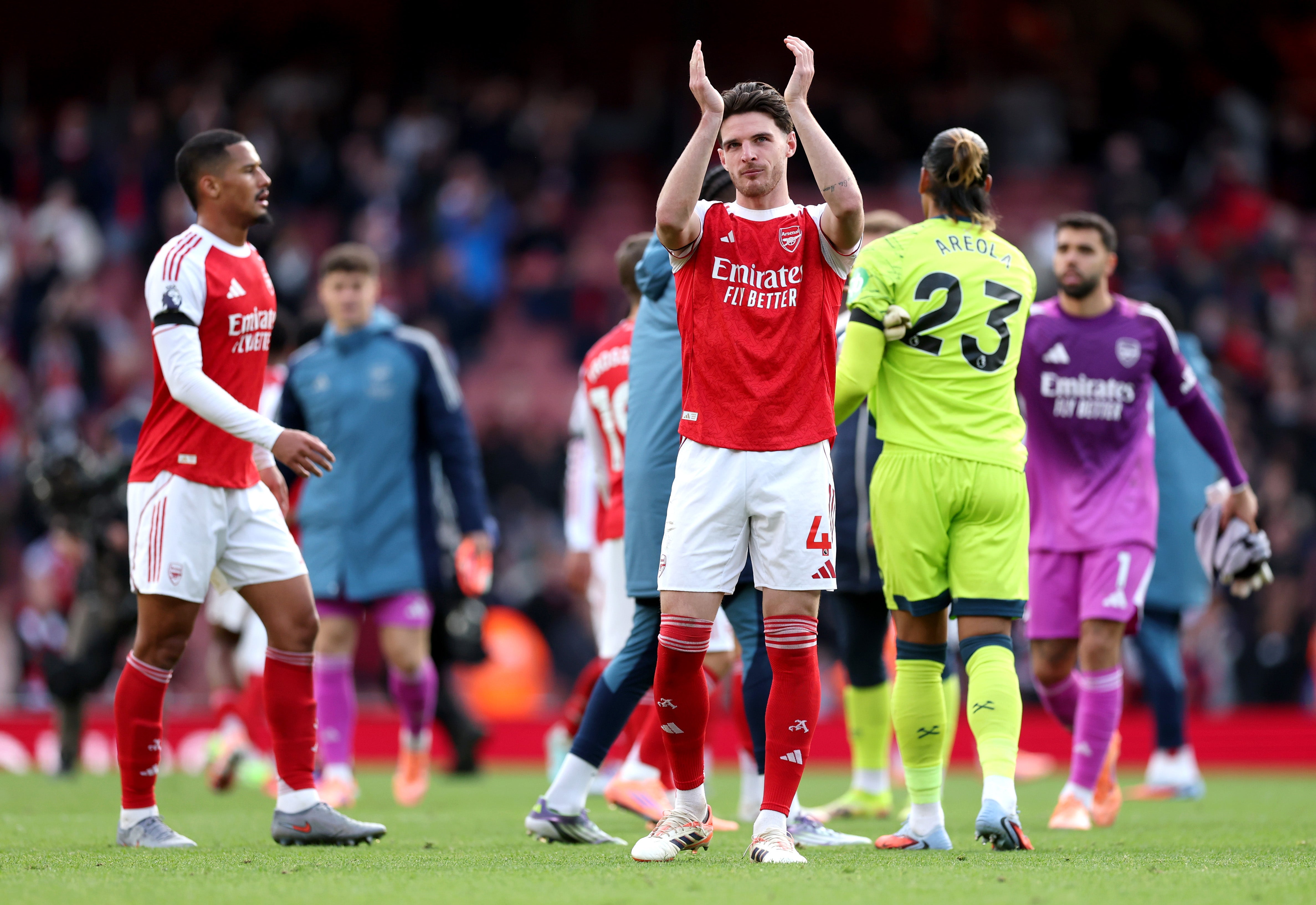 Rice played a key role in Arsenal’s win over his former club