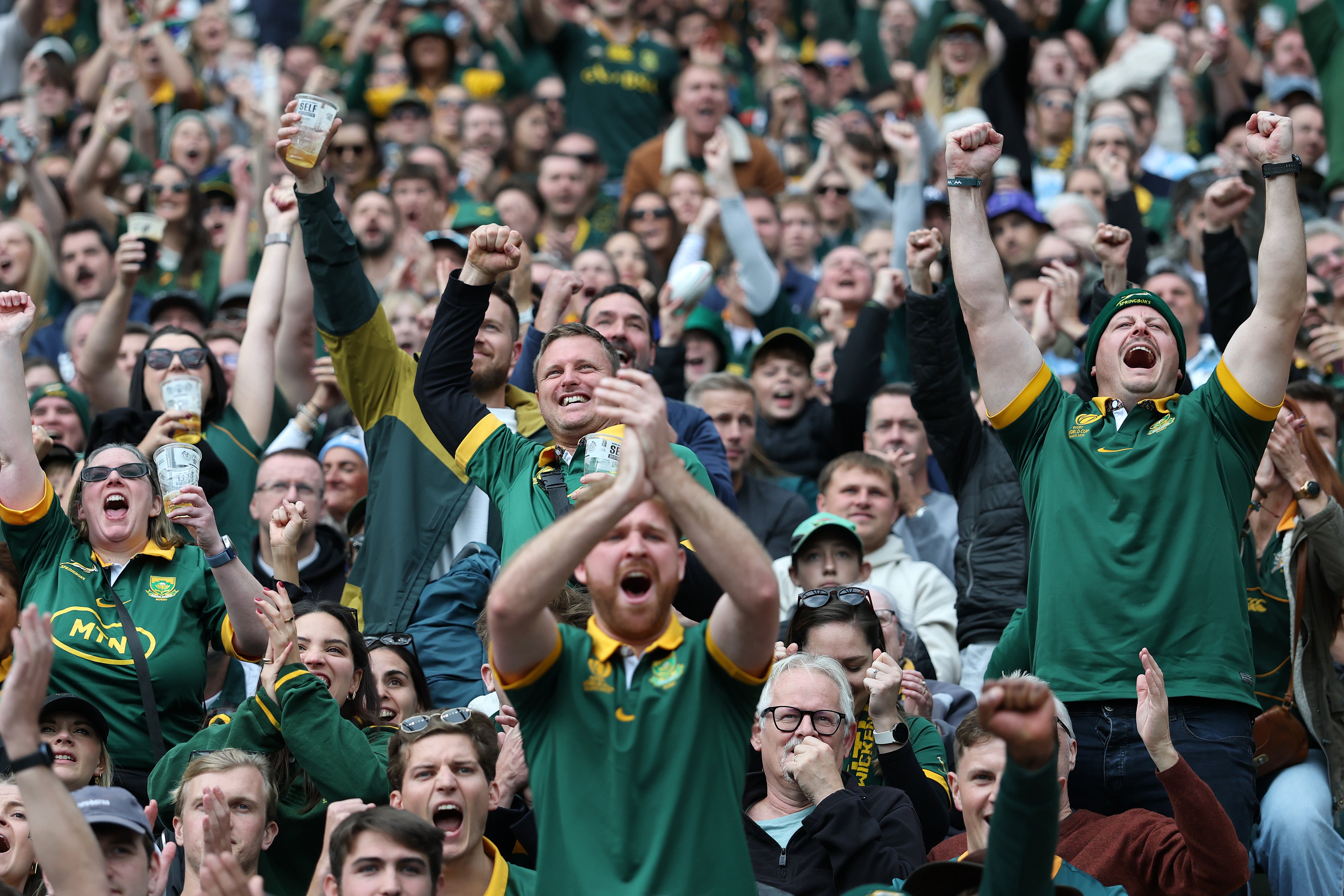 The sheer number of South Africans made this feel like a home game