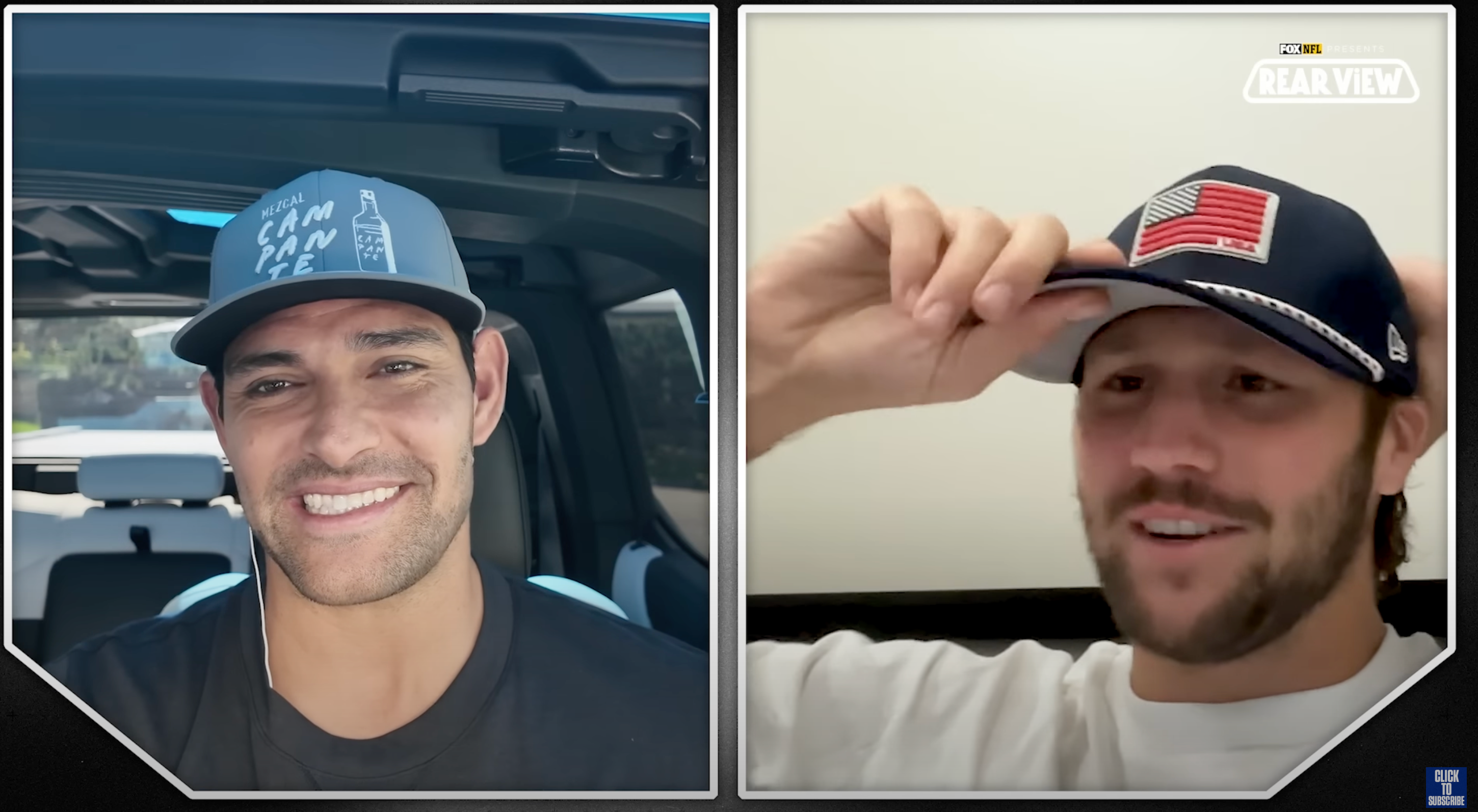 Sanchez recently started his 'Rearview' podcast, where he interviews NFL players while sitting in his car