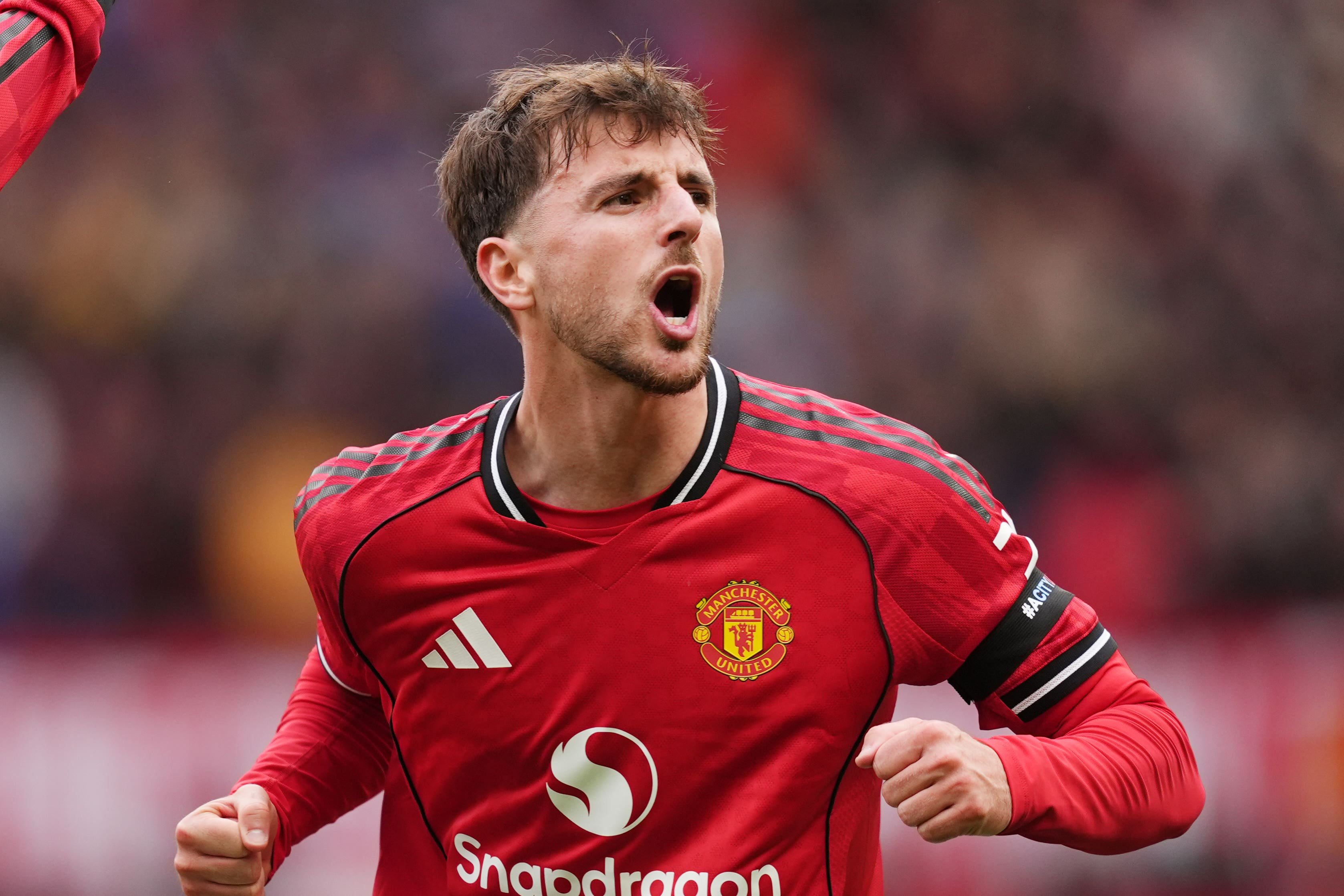 Mason Mount was on target for Manchester United on Saturday (Martin Rickett/PA)