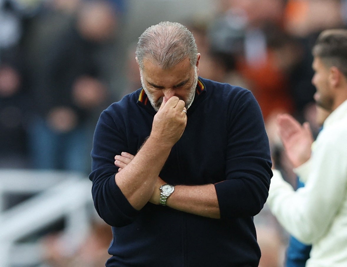 Defeat at St James’ Park means Ange Postecoglou has failed to win in his first seven games as Nottingham Forest boss