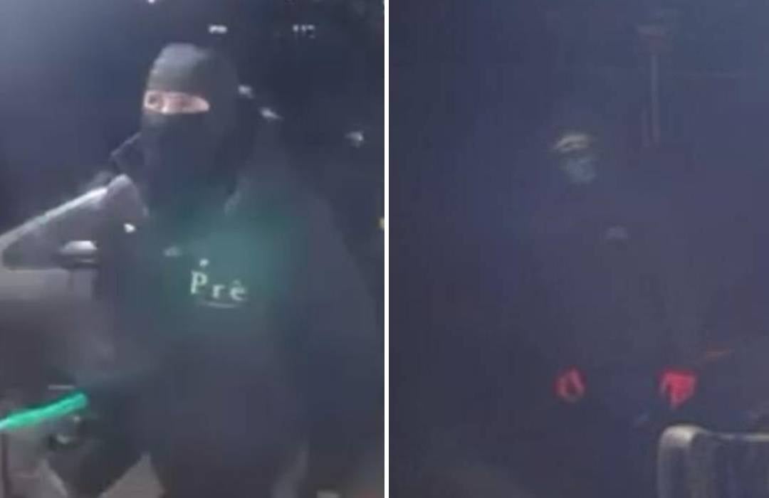 Two people Sussex Police want to identify in connects with the suspected arson attack on a mosque in Peacehaven