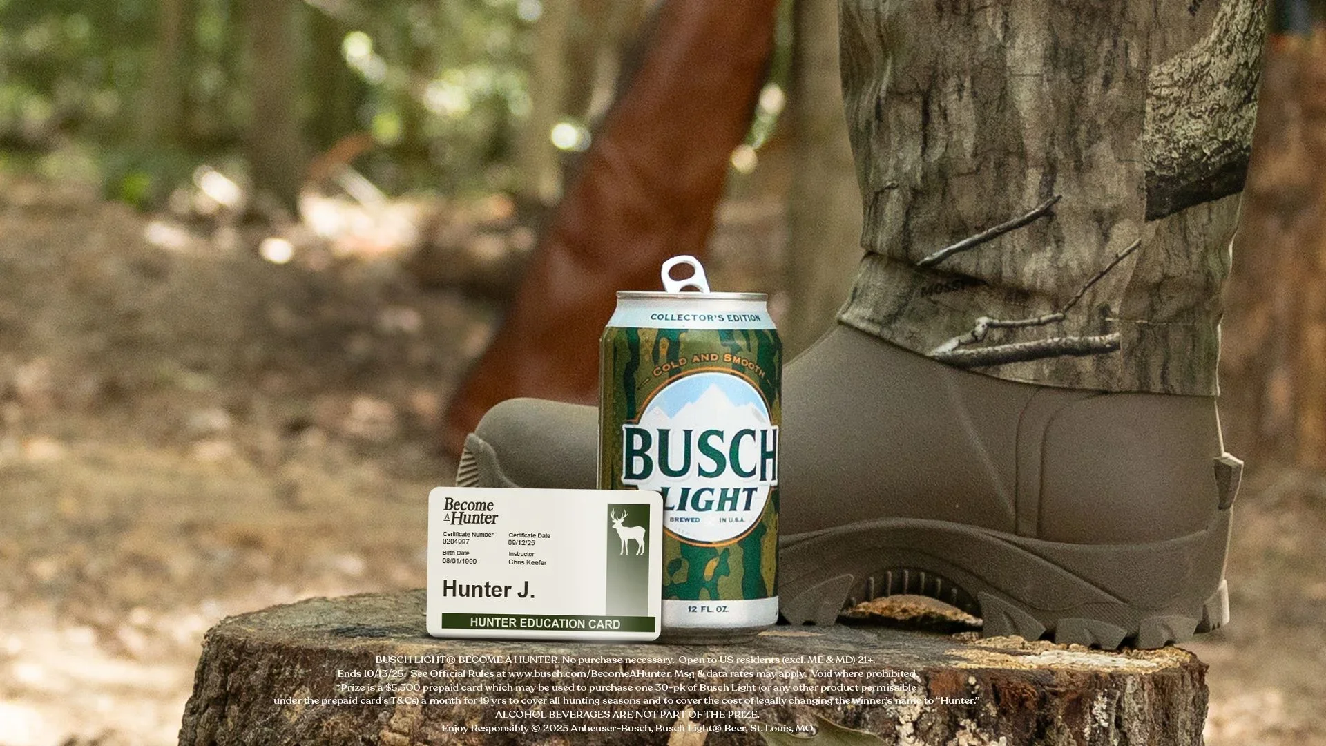 Busch Light will pay for contest winner’s legal fees to change their name to Hunter
