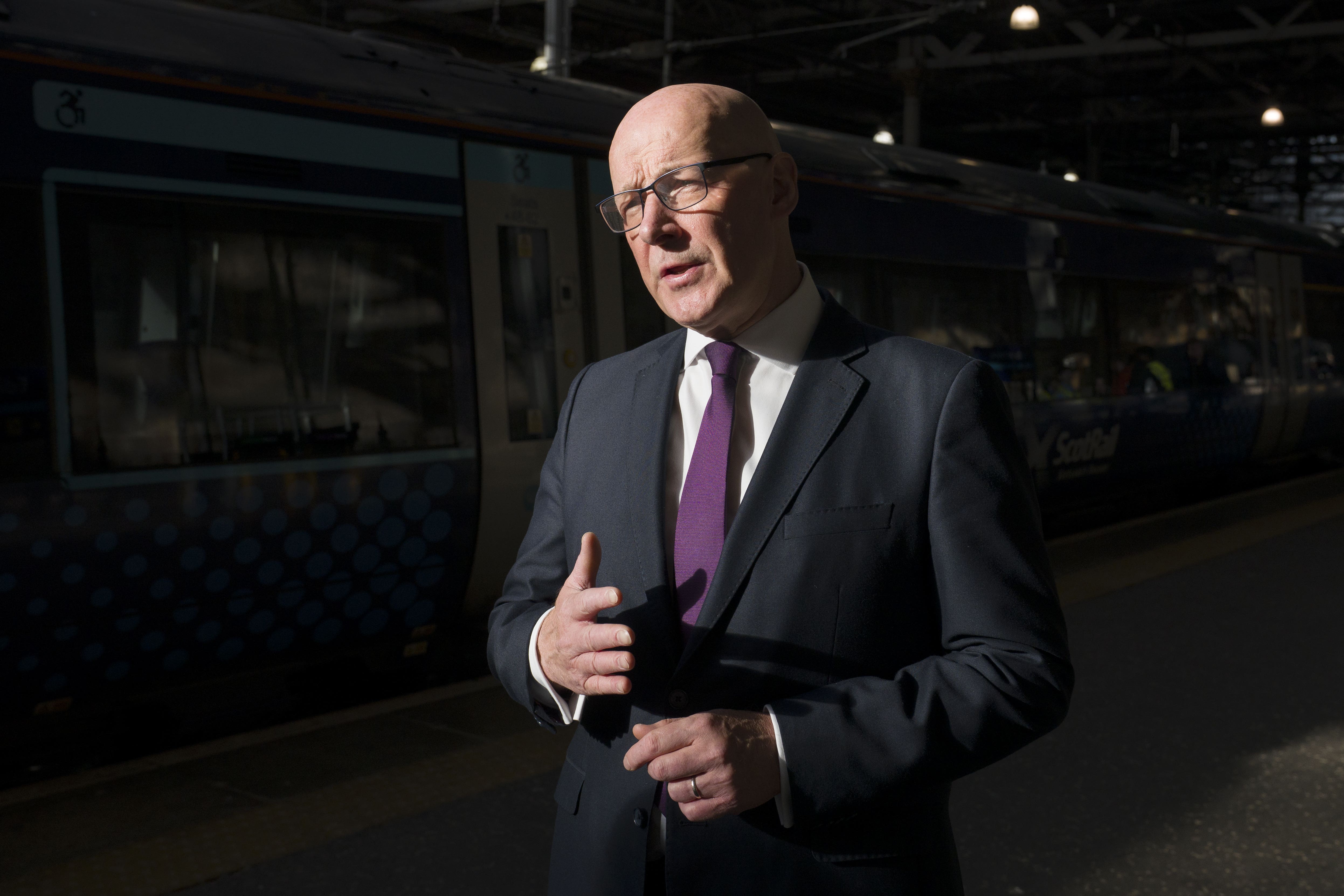 Scotland’s First Minister John Swinney has called for an immediate ceasefire (Jane Barlow/PA)