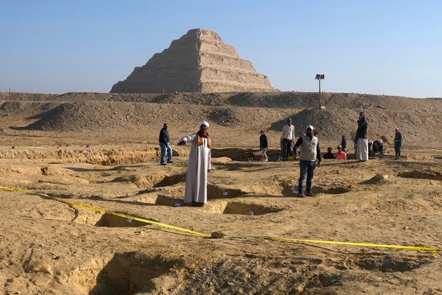 <p>FILE - The Saqqara site is part of a sprawling necropolis at Egypt’s ancient capital of Memphis</p>