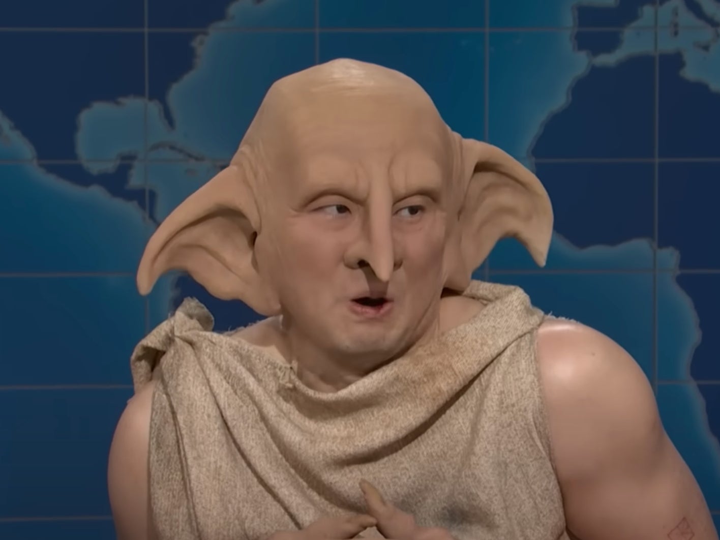 Bowen Yang as Dobby in the ‘SNL’ skit referencing JK Rowling’s views on trans people