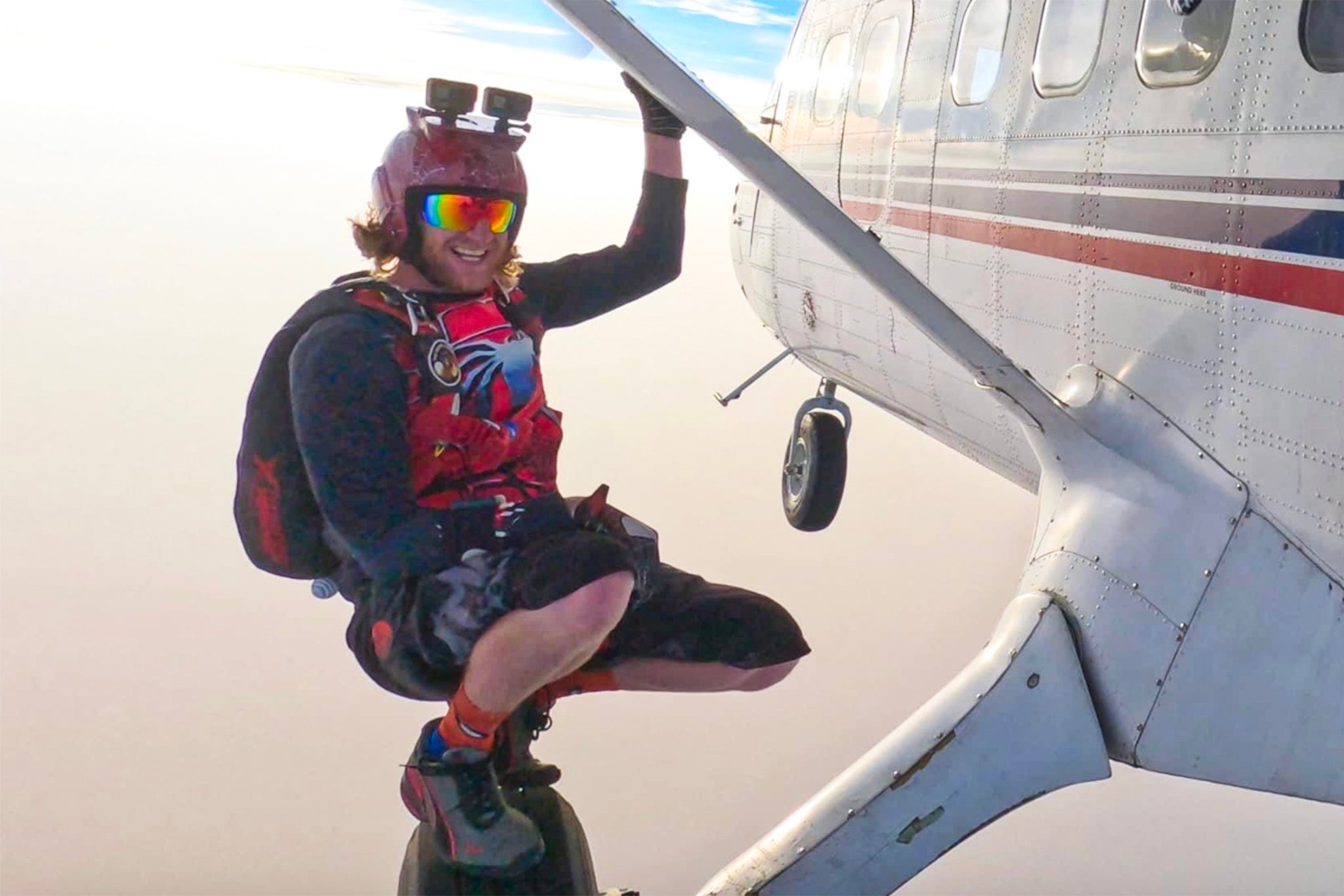 Skydive instructor Justin Fuller, aka Spidey, died when a tandem jump went wrong