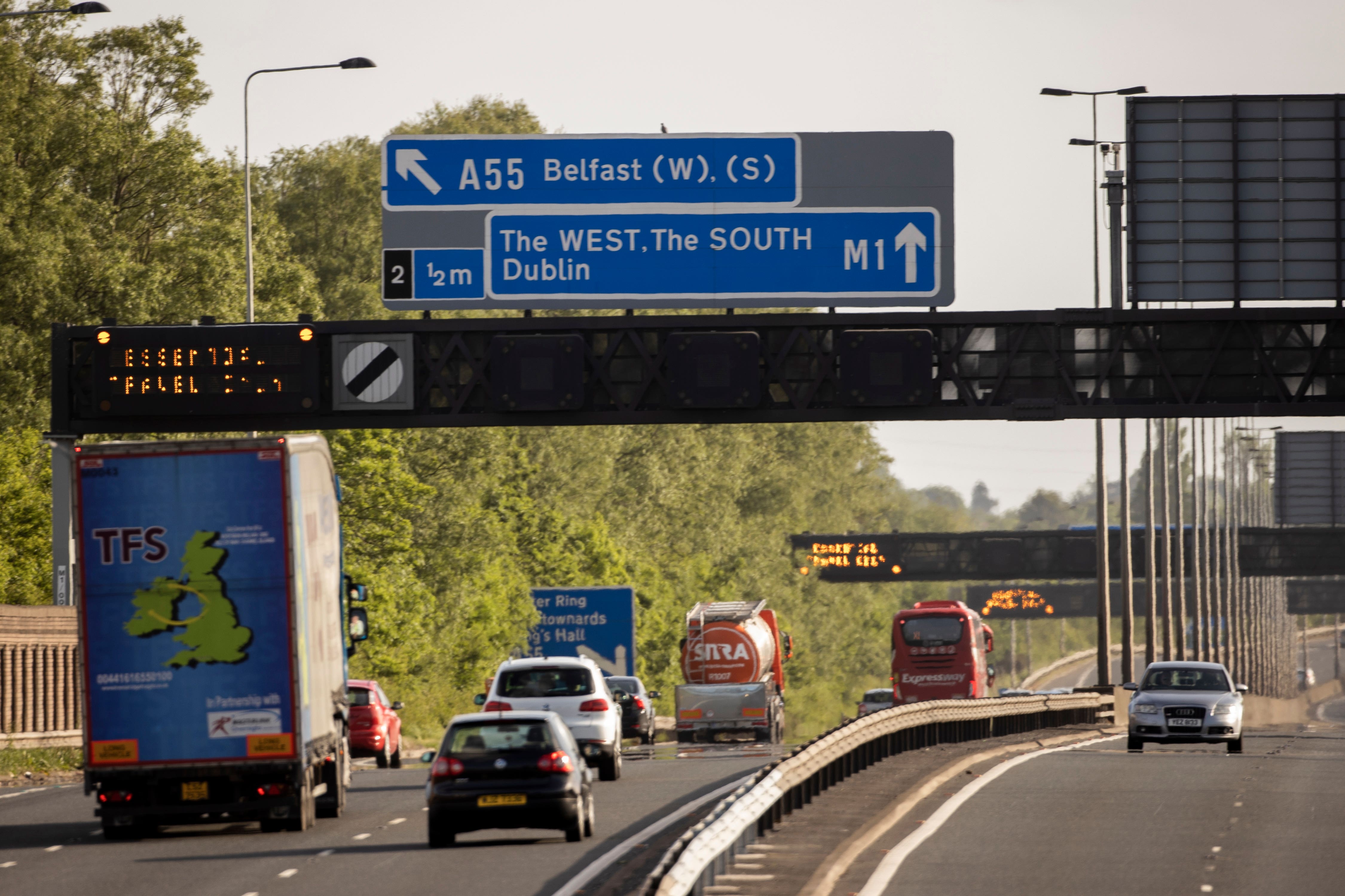 The move is designed to keep traffic moving (Liam McBurney/PA)