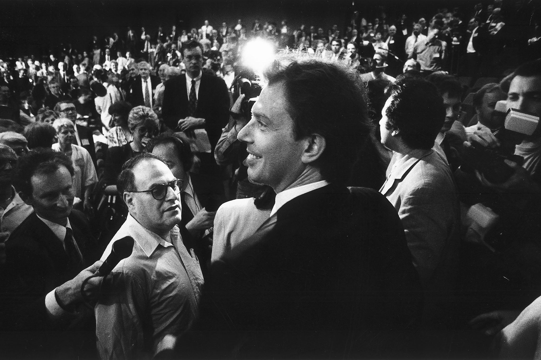 He photographed Tony Blair on the day he was elected Labour leader in 1994