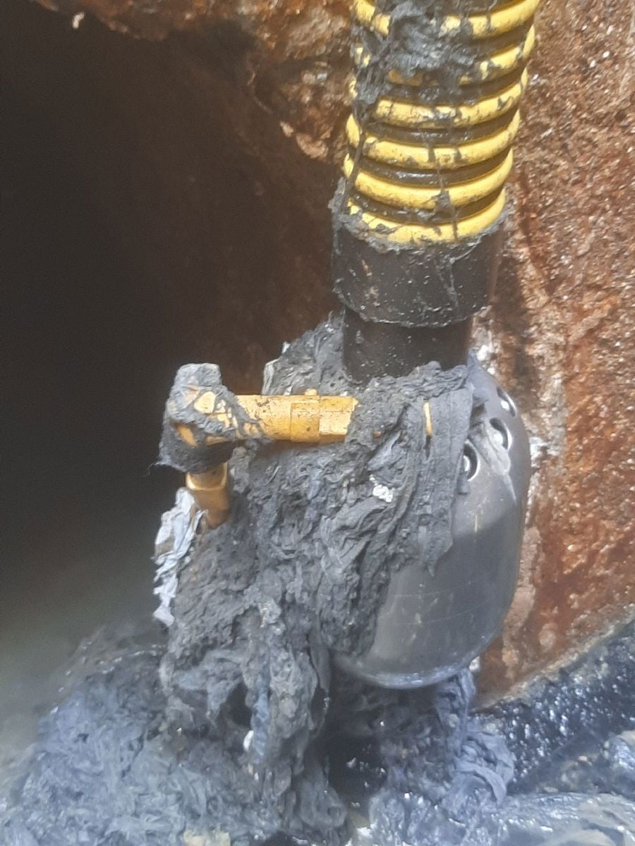 Thames Water said a specialist team took more than a month to remove the ‘fatberg’ that was more than 10m below street level in Feltham