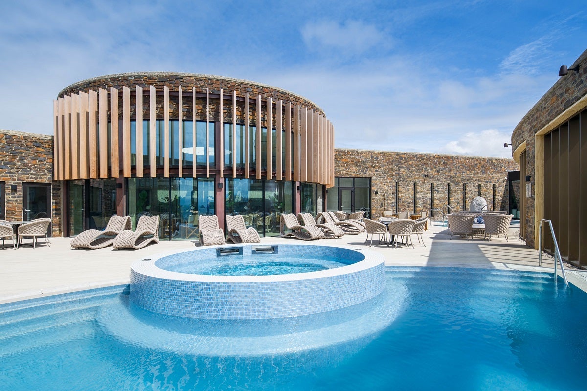 The Aqua Club has six indoor and outdoor pools