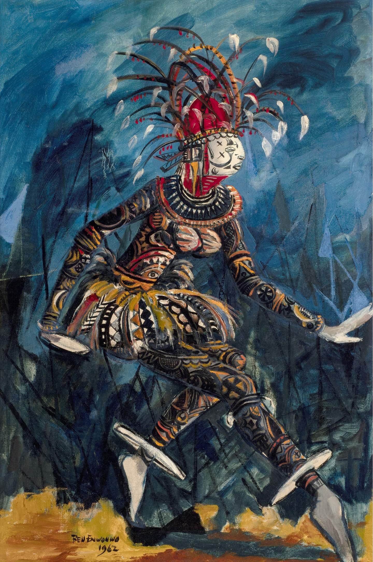 <p>'The Dancer' by Benedict Enwonwu</p>