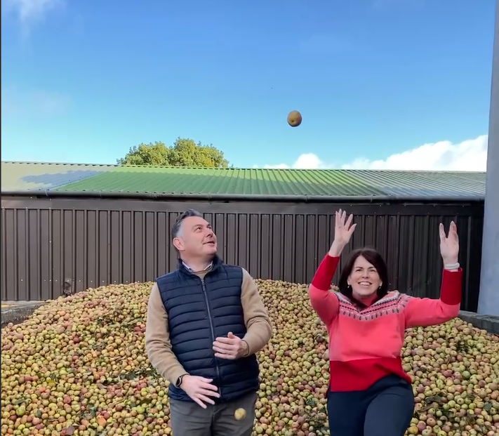 Celtic Marches directors Darren Morris and Susan Vaughan