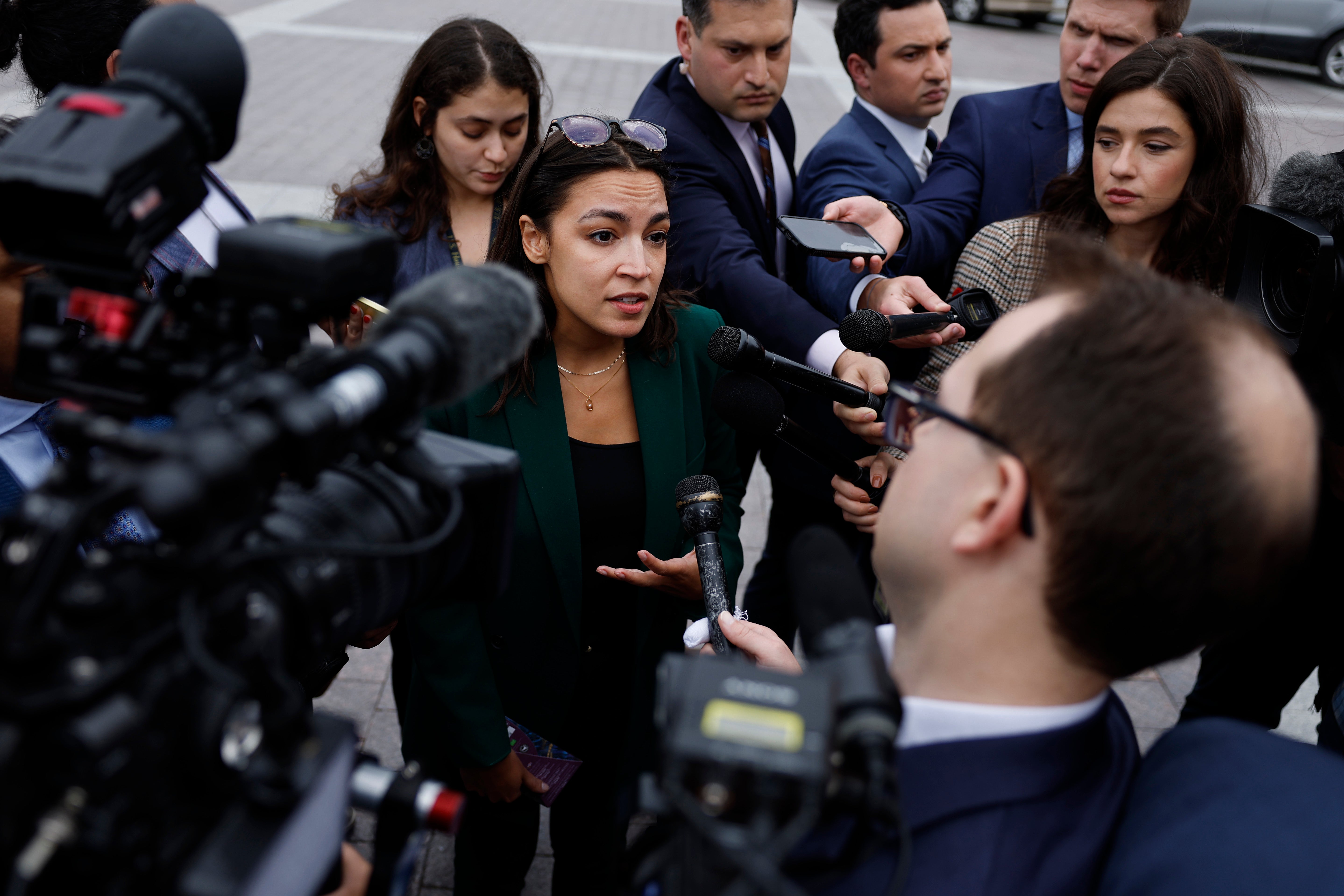 Alexandria Ocasio-Cortez is urging Republicans to make a deal to extend the IRA subsidies during the shutdown