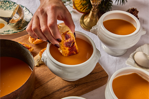 Waitrose Rick Stein's classic fish soup with harissa croutons