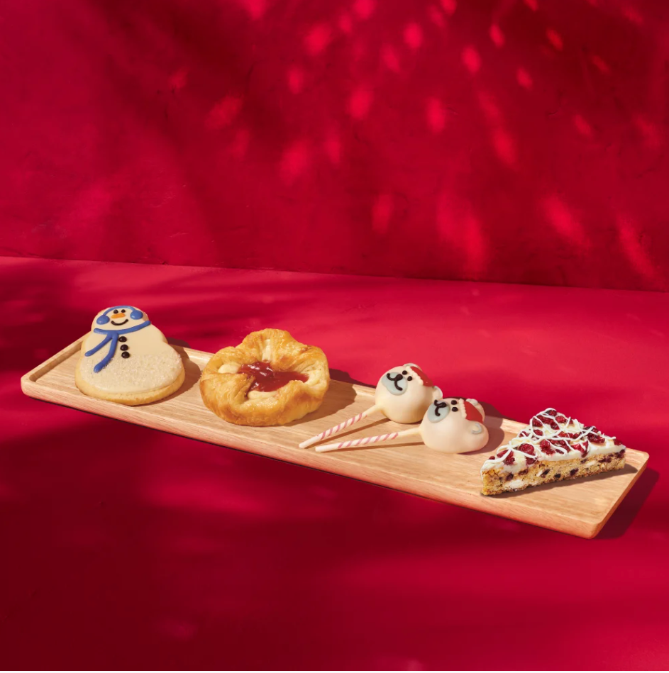 New menu items this holiday season include the Polar Bear Cake Pop