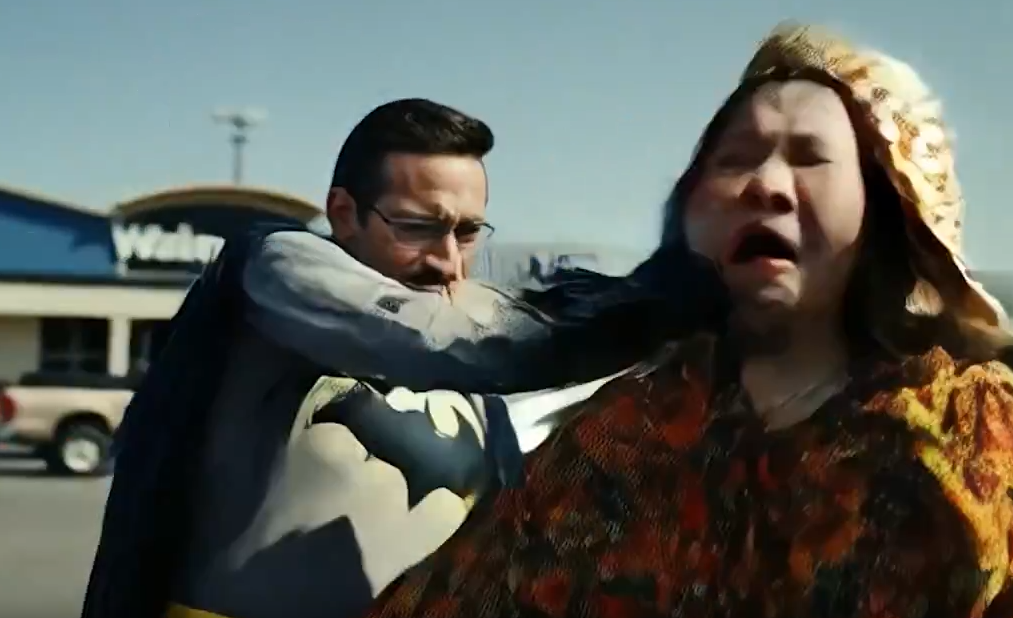 MAGA provocateur Benny Johnson posted an AI-generated clip featuring him as Batman punching out caricatures of migrants wearing sombreros and ponchos — including a woman.