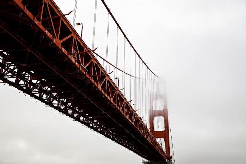 See landmarks such as the Golden Gate Bridge with Star Princess