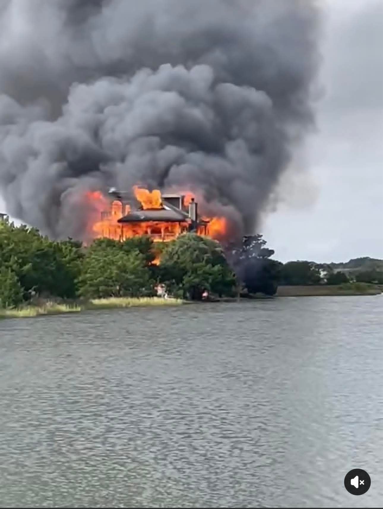 Circuit Court Judge Diane Goodstein’s beachfront home ablaze in Edisto Beach, South Carolina, on Saturday