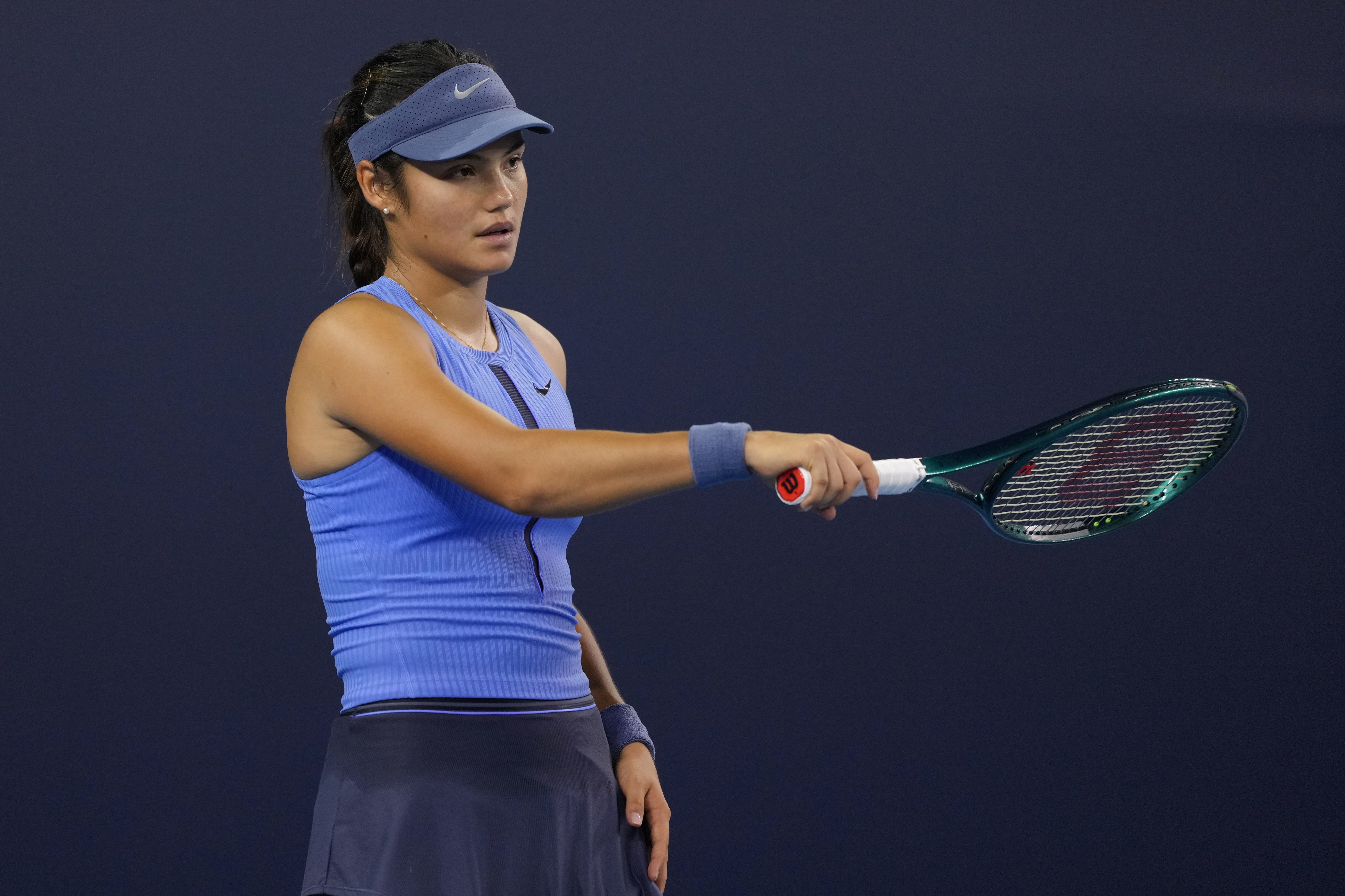 Emma Raducanu will not play in two exhibition matches next month (Andy Wong/AP)