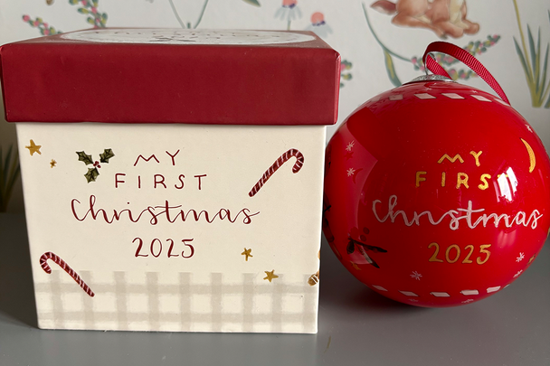 Mamas & Papas 2025 Christmas bauble