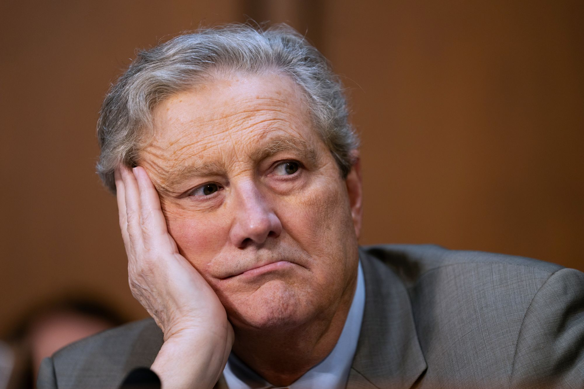 Sen John Kennedy revived a joke he’s made multiple times over the years to mess with colleagues about Cruz’s back tattoo