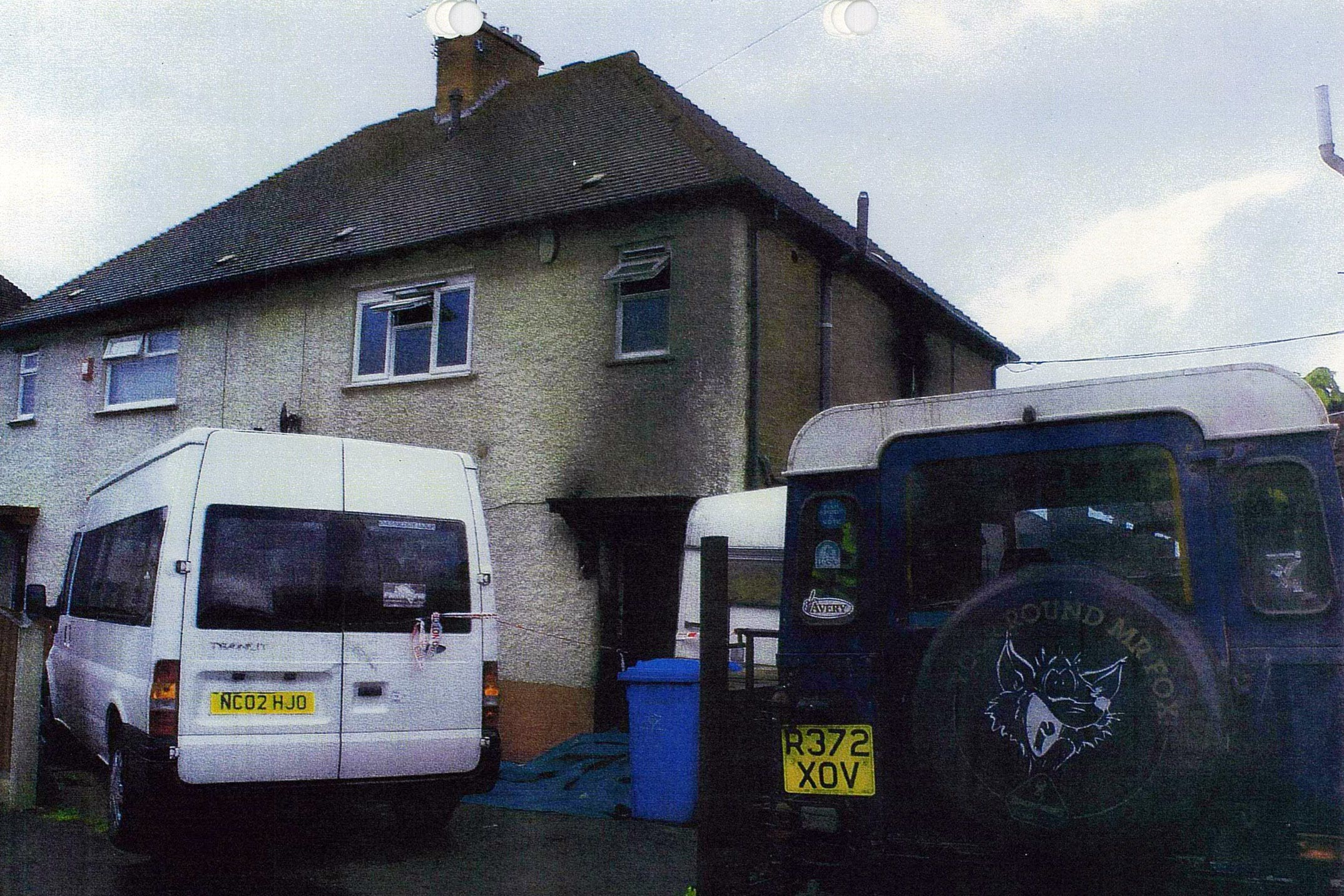 The house in Allenton, Derby, where six children died (CPS/PA)