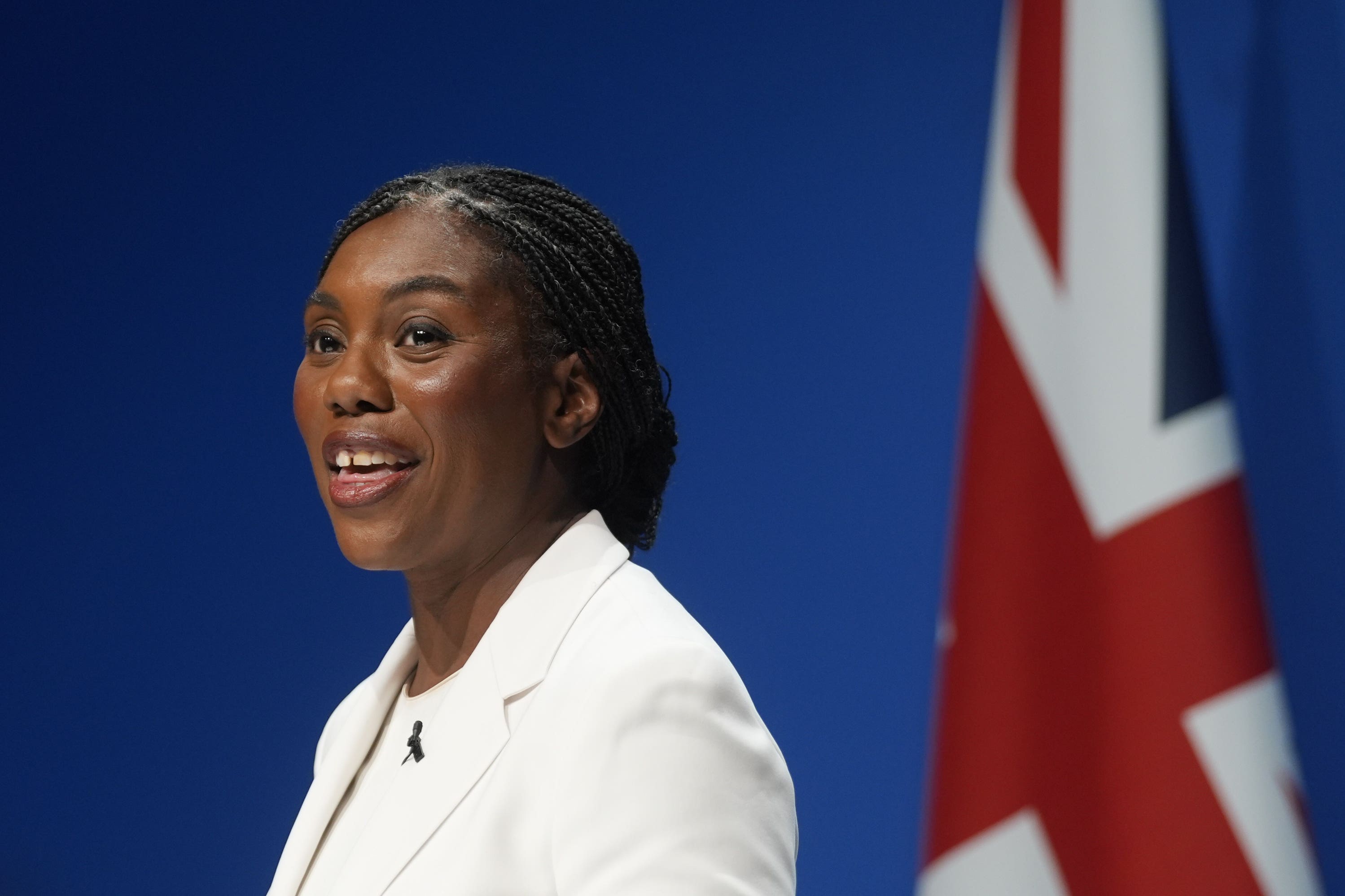 Kemi Badenoch left it till the end of her speech to introduce the new pledge, a nice dramatic flourish