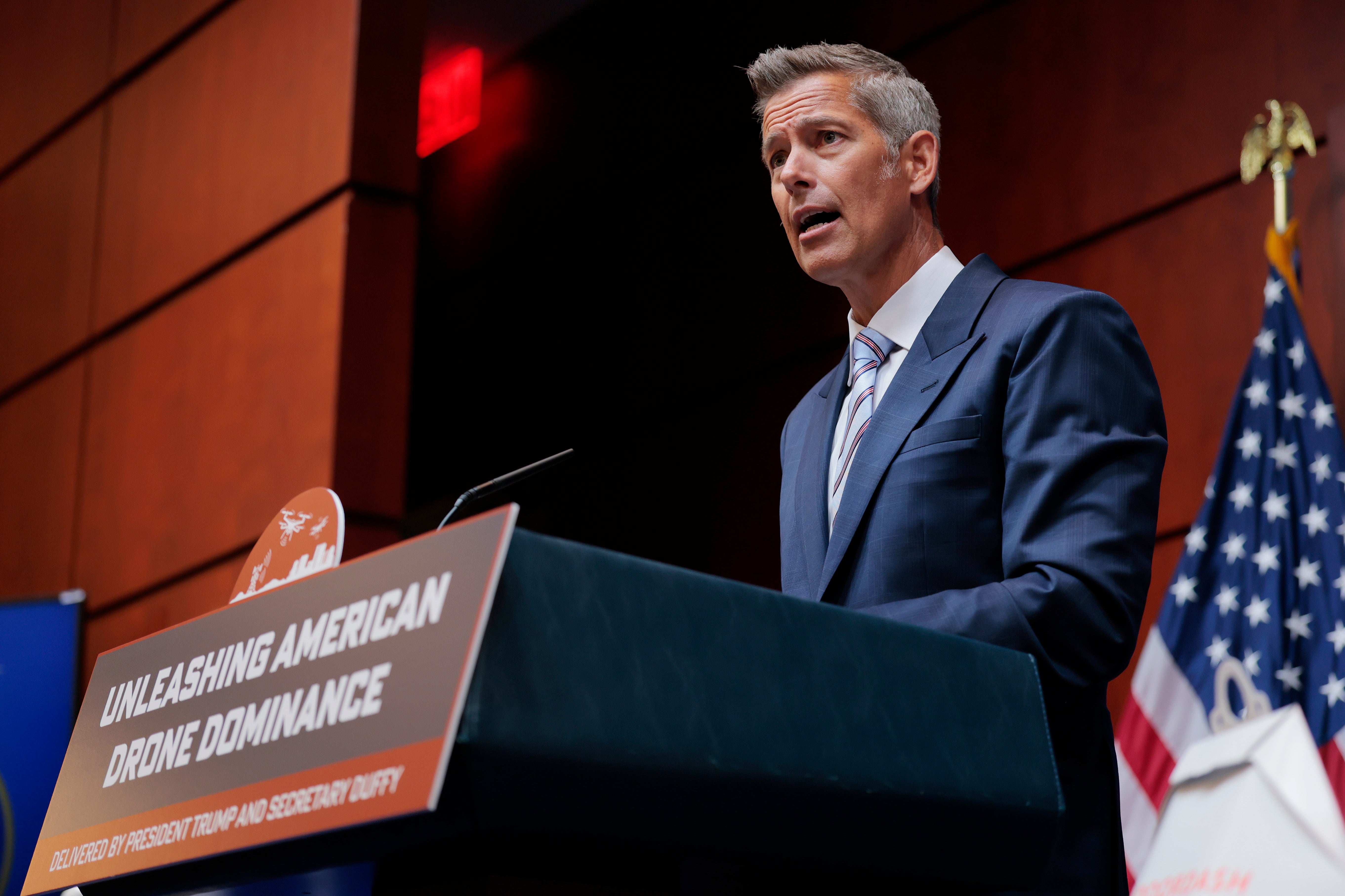 Transportation Secretary Sean Duffy warned about stressed-out air traffic controllers, with some calling out sick amid the shutdown