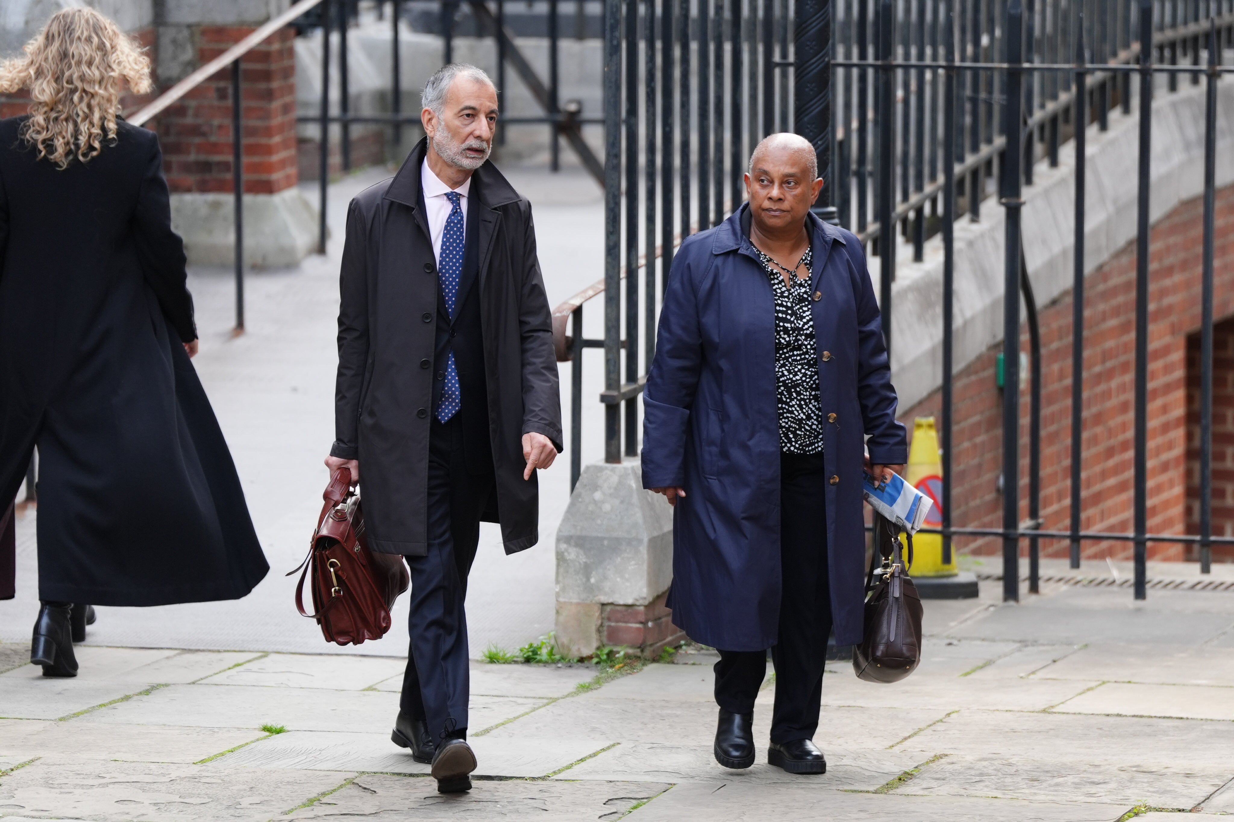 Baroness Doreen Lawrence arriving at the Royal Courts of Justice