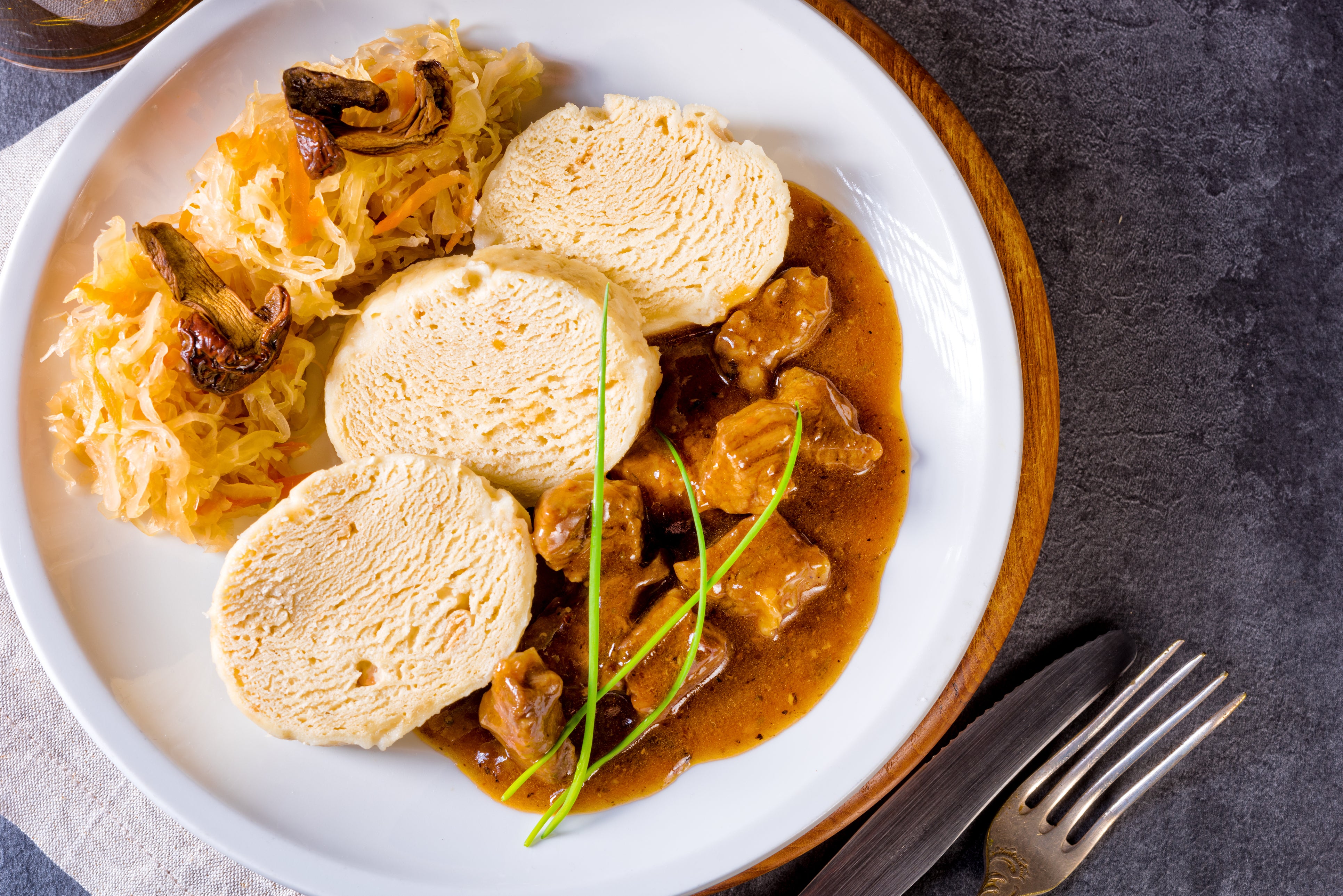 Rich goulash and fluffy dumplings – the ultimate taste of Czech comfort