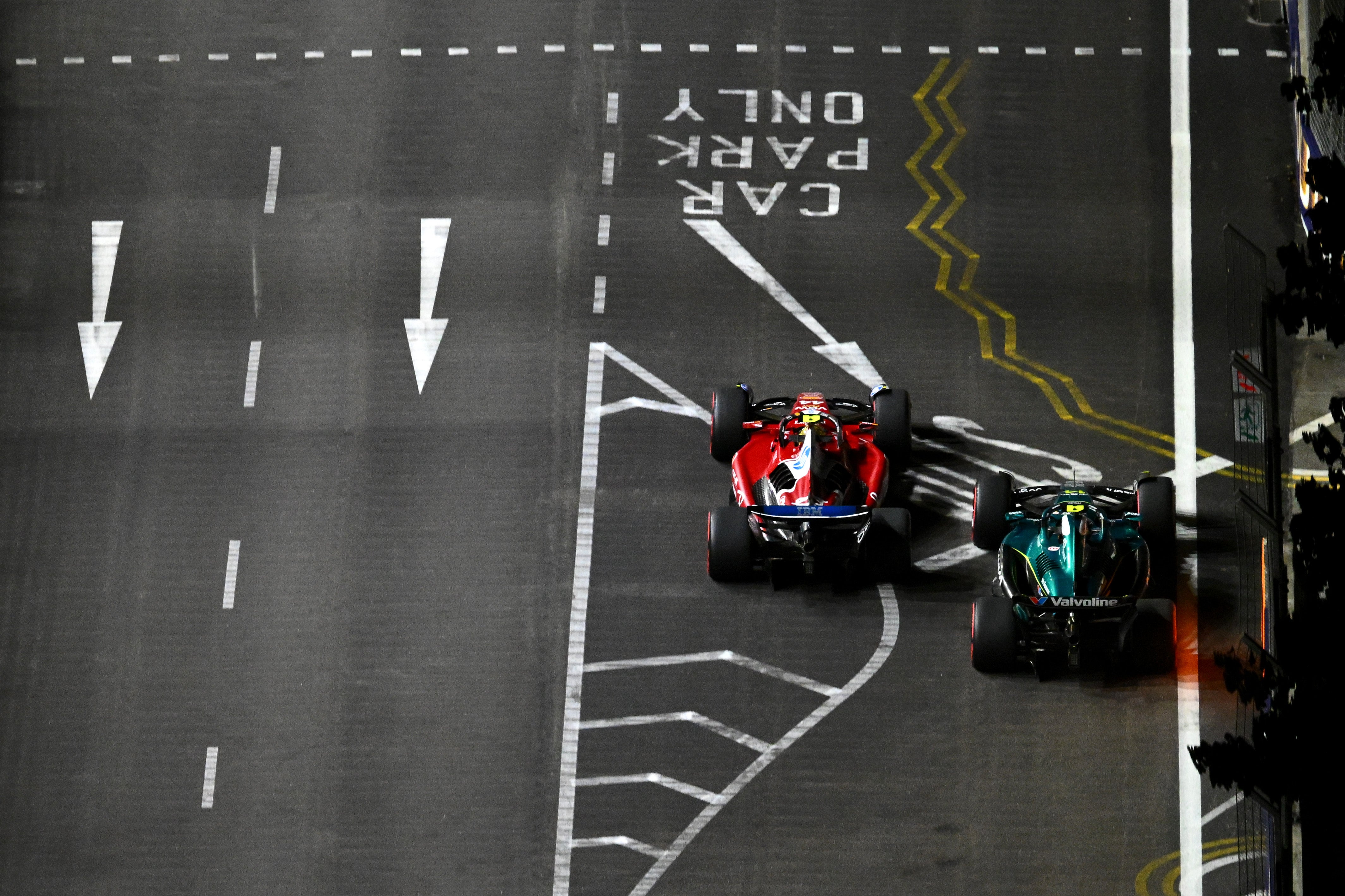 Fernando Alonso was livid with Lewis Hamilton at the end of the Singapore GP