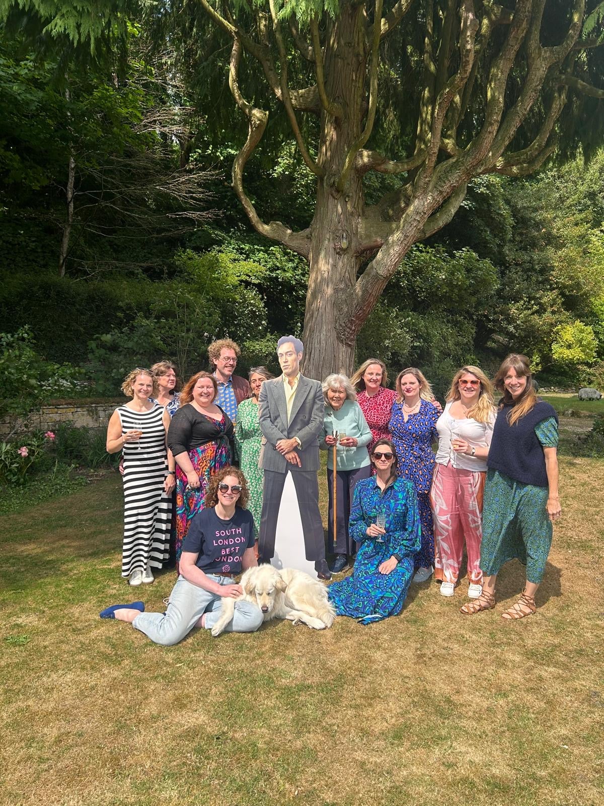 Jilly Cooper with her book club faithful