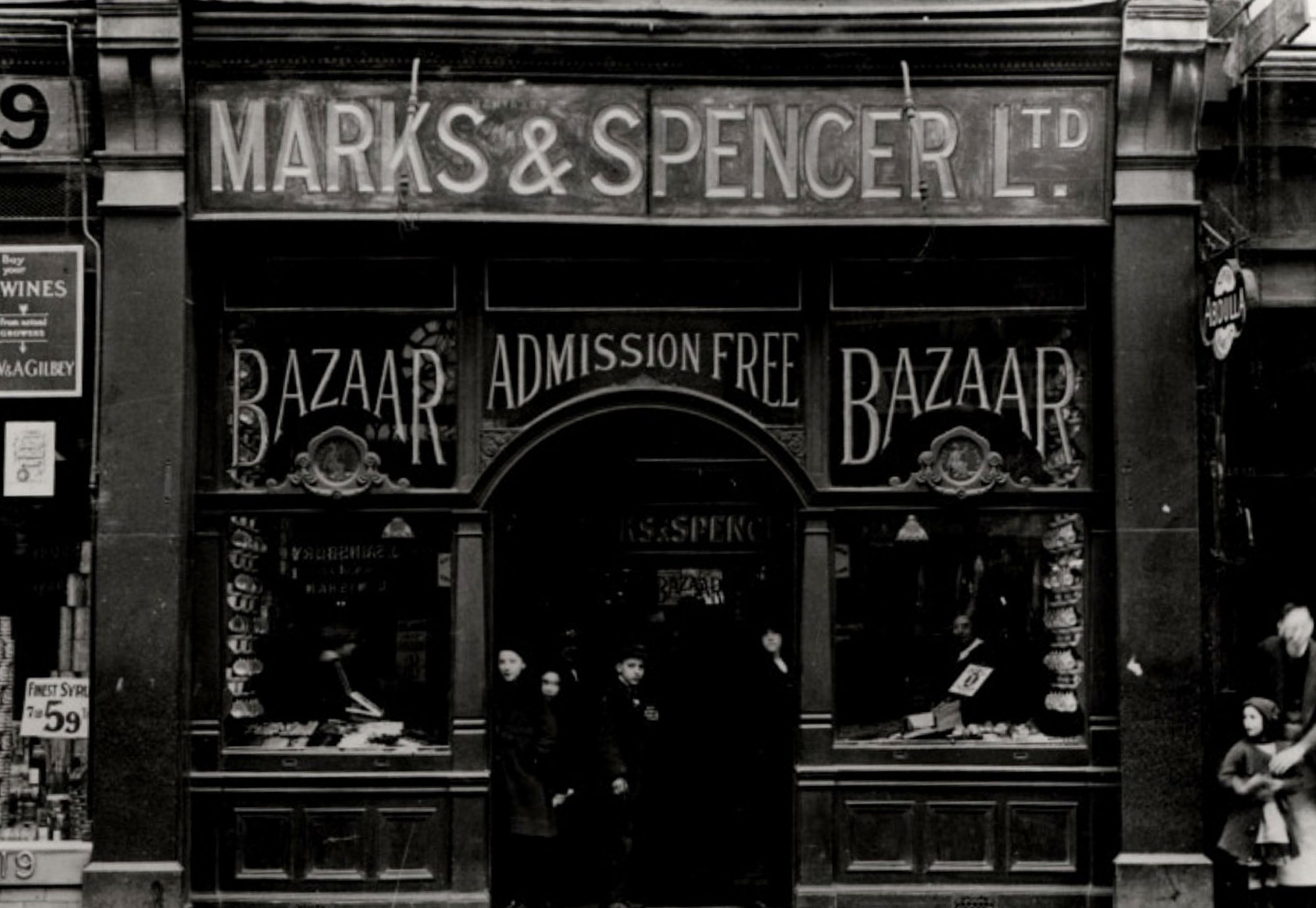 The early days of M&S in 1914, when shopping was an event and a pot of tea afterwards was practically part of the purchase