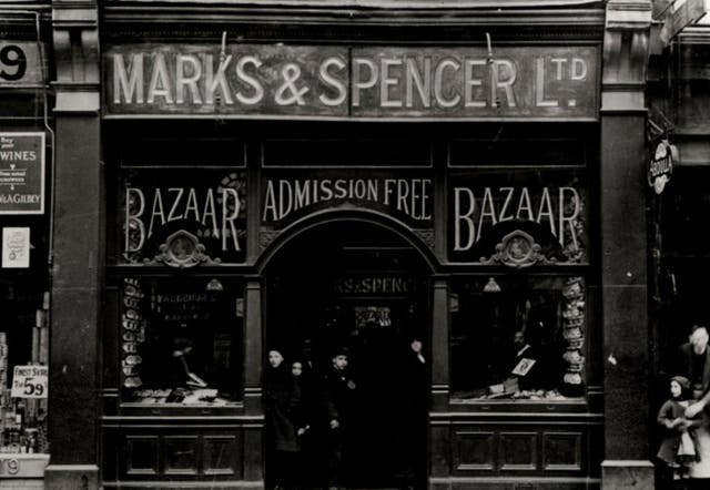 <p>The early days of M&S in 1914, when shopping was an event and a pot of tea afterwards was practically part of the purchase</p>