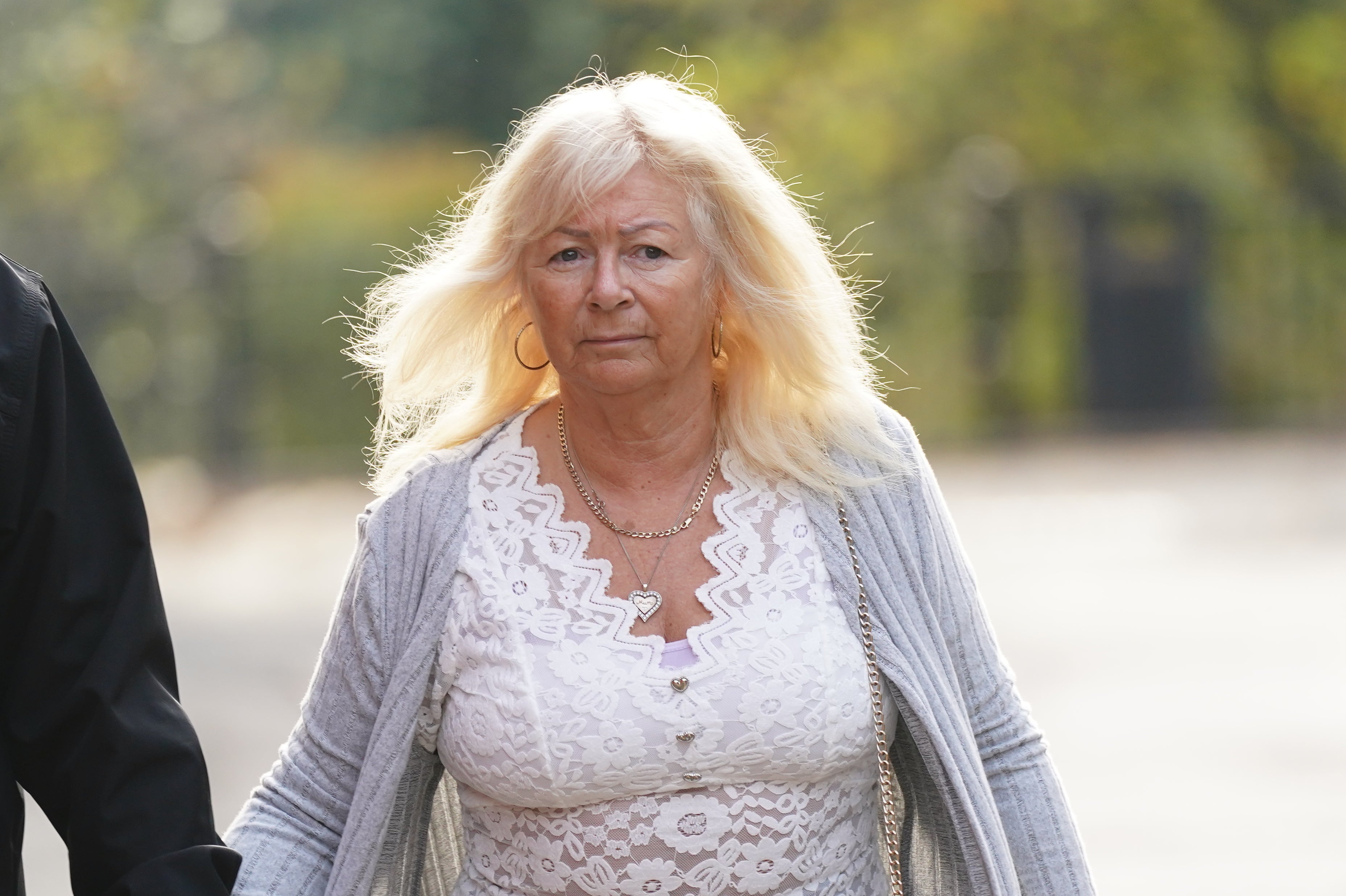 Karen Spragg arrives at Leicester Crown Court