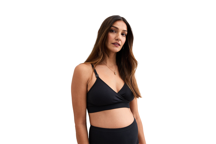 indybest best maternity bras review New Look maternity black triangle clip nursing bra
