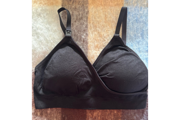 indybest best maternity bras review New Look maternity black triangle clip nursing bra